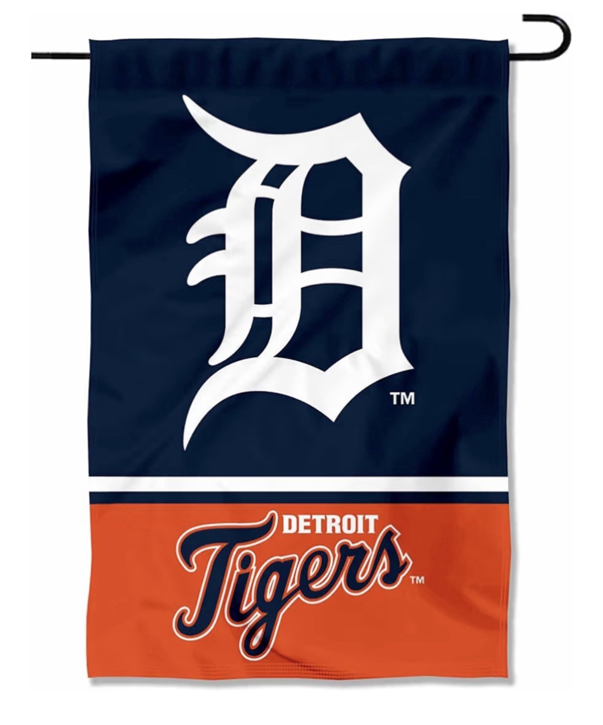 MLB Detroit Tigers Garden Flag Double Sided Tigers Premium Yard Flag