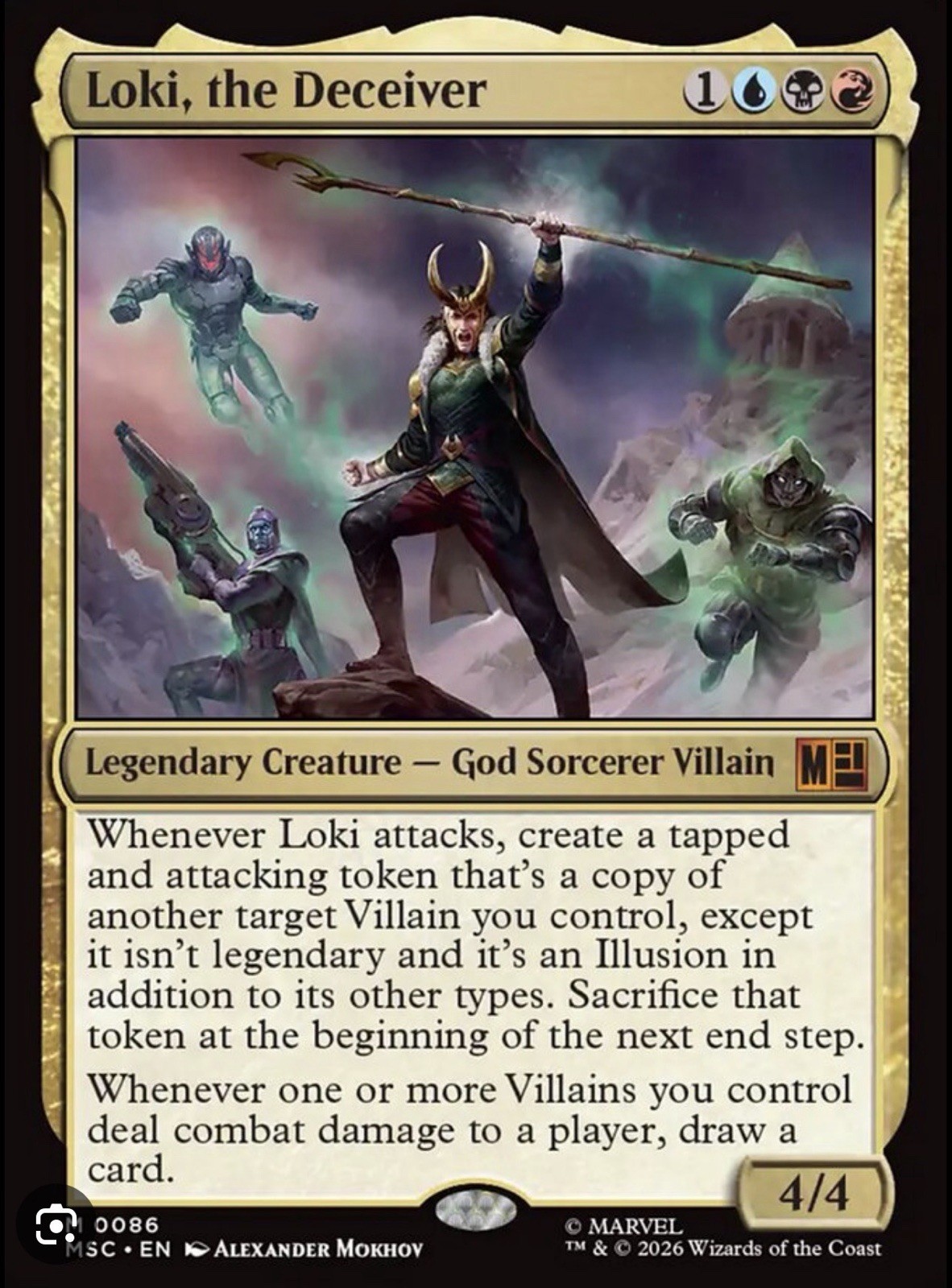 Loki, the Deceiver: Villain Tribal Commander Deck