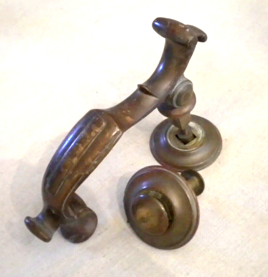 ANTIQUE c.1901 VICTORIAN EDWARDIAN BRONZE DOCTORS DOORKNOCKER