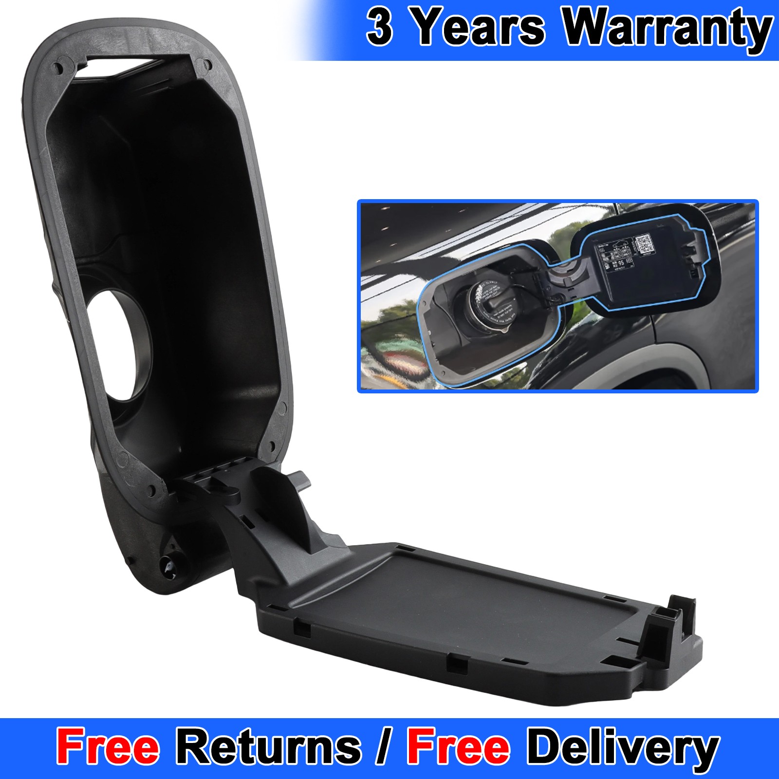 2536305902 Fuel Filler Housing Base Cover For Benz GLC300 2.0L L4-Gas 2016-2023