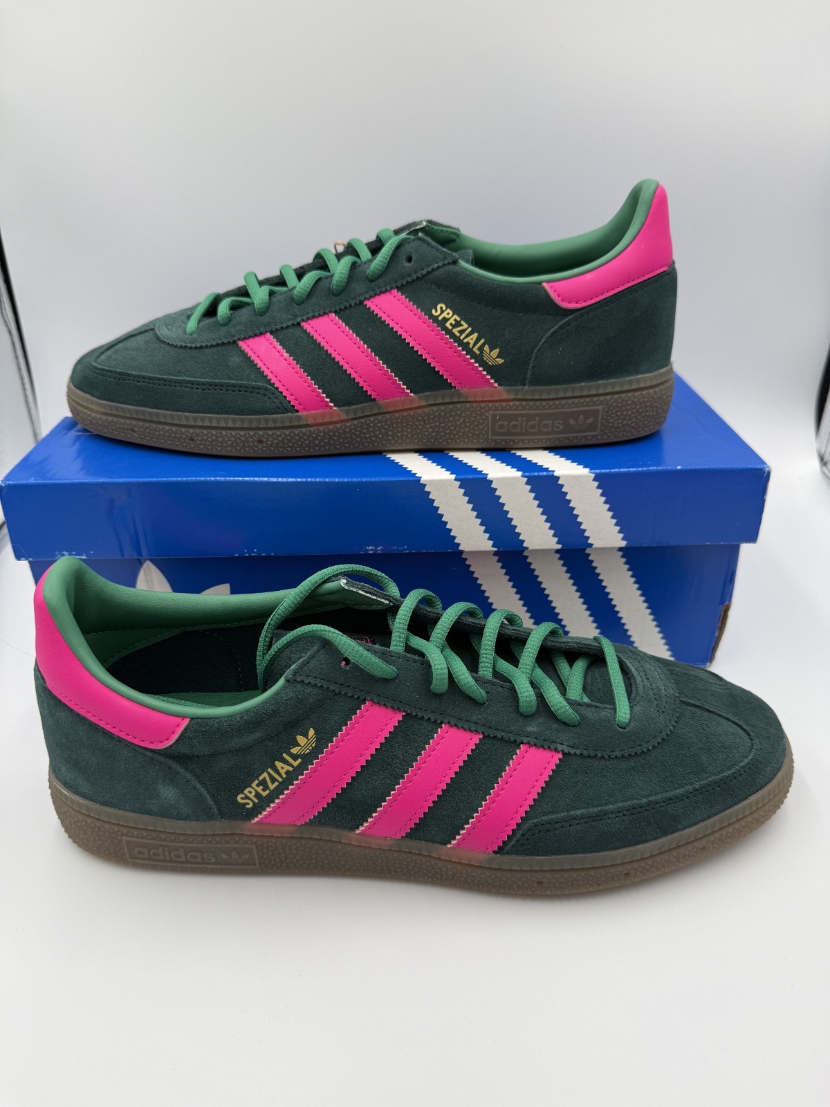 Adidas Handball Spezial Men\'s 10 Aurora Ivy Pink HQ7269 New With Box