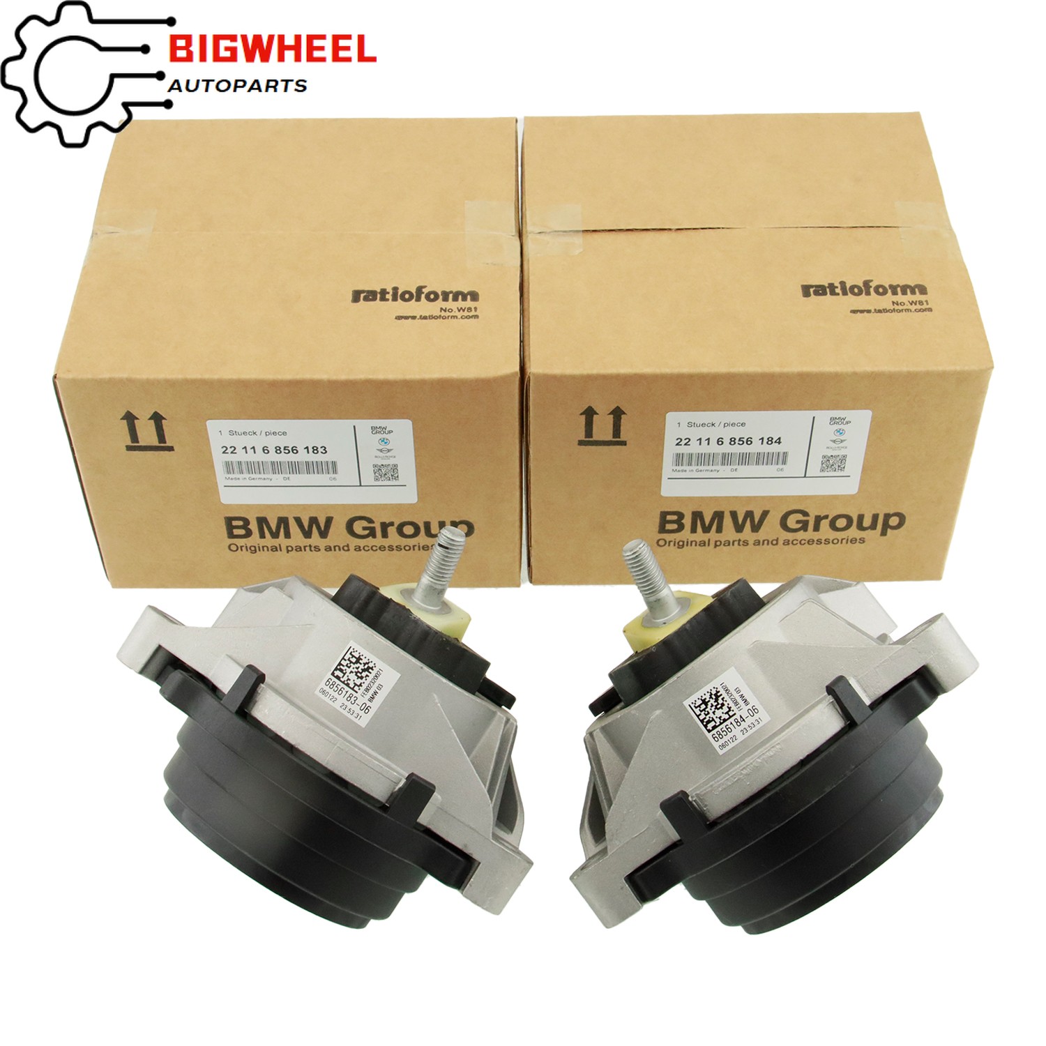 OEM 22116856183 22116856184 2x Engine Mount for BMW 228i 328i 330i X3 X4 xDrive