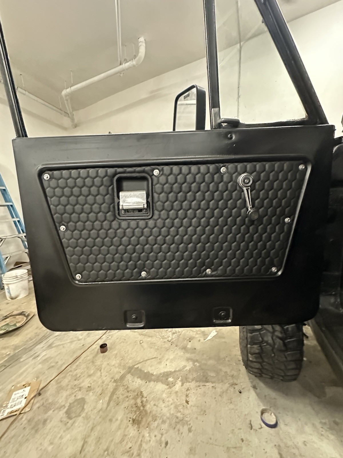 Pair Left+Right 1967 Classic Early Ford Bronco Custom Door Panels Bee Honeycomb Pair Left+Right 1967 Classic Early Ford Bronco Custom Door Panels Bee Honeycomb