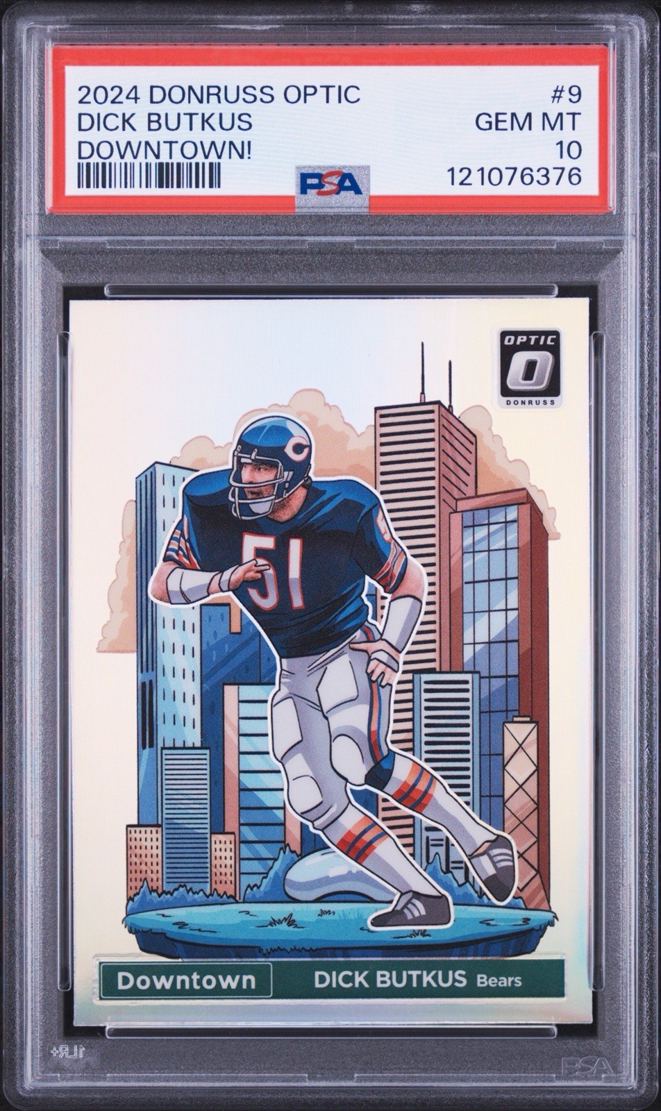 2024 Donruss Optic Dick Butkus Downtown PSA 10 GEM MT Chicago Bears 2024 Donruss Optic Dick Butkus Downtown PSA 10 GEM MT Chicago Bears