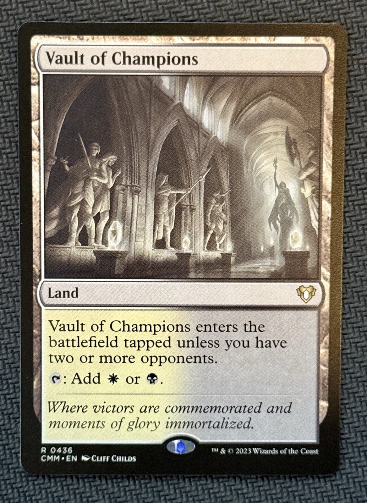 Vault of Champions CMM 436 Commander Masters MTG NM Regular
