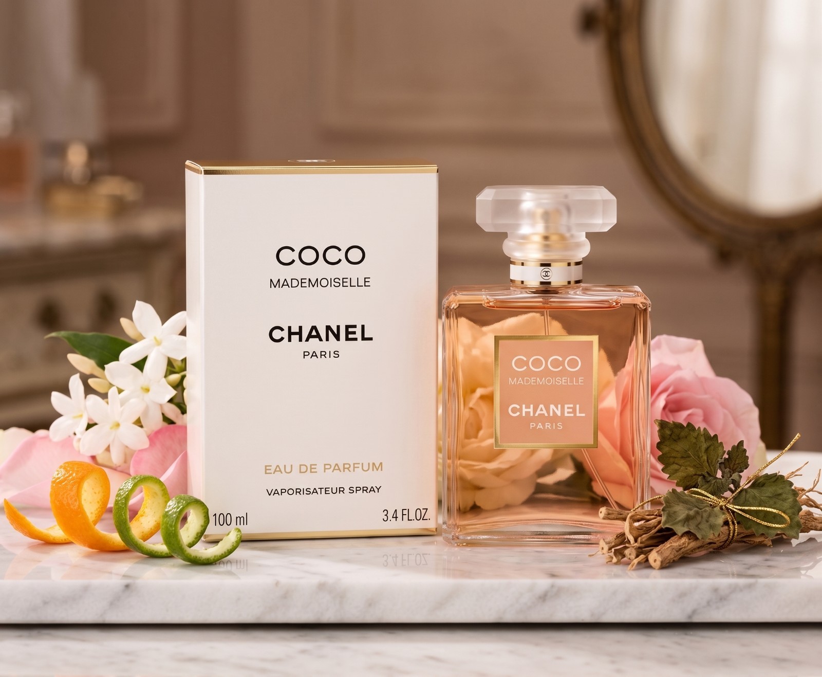 CHANEL Coco Mademoiselle Eau De Parfume 3.4oz New Open Box Gift CHANEL Coco Mademoiselle Eau De Parfume 3.4oz New Open Box Gift