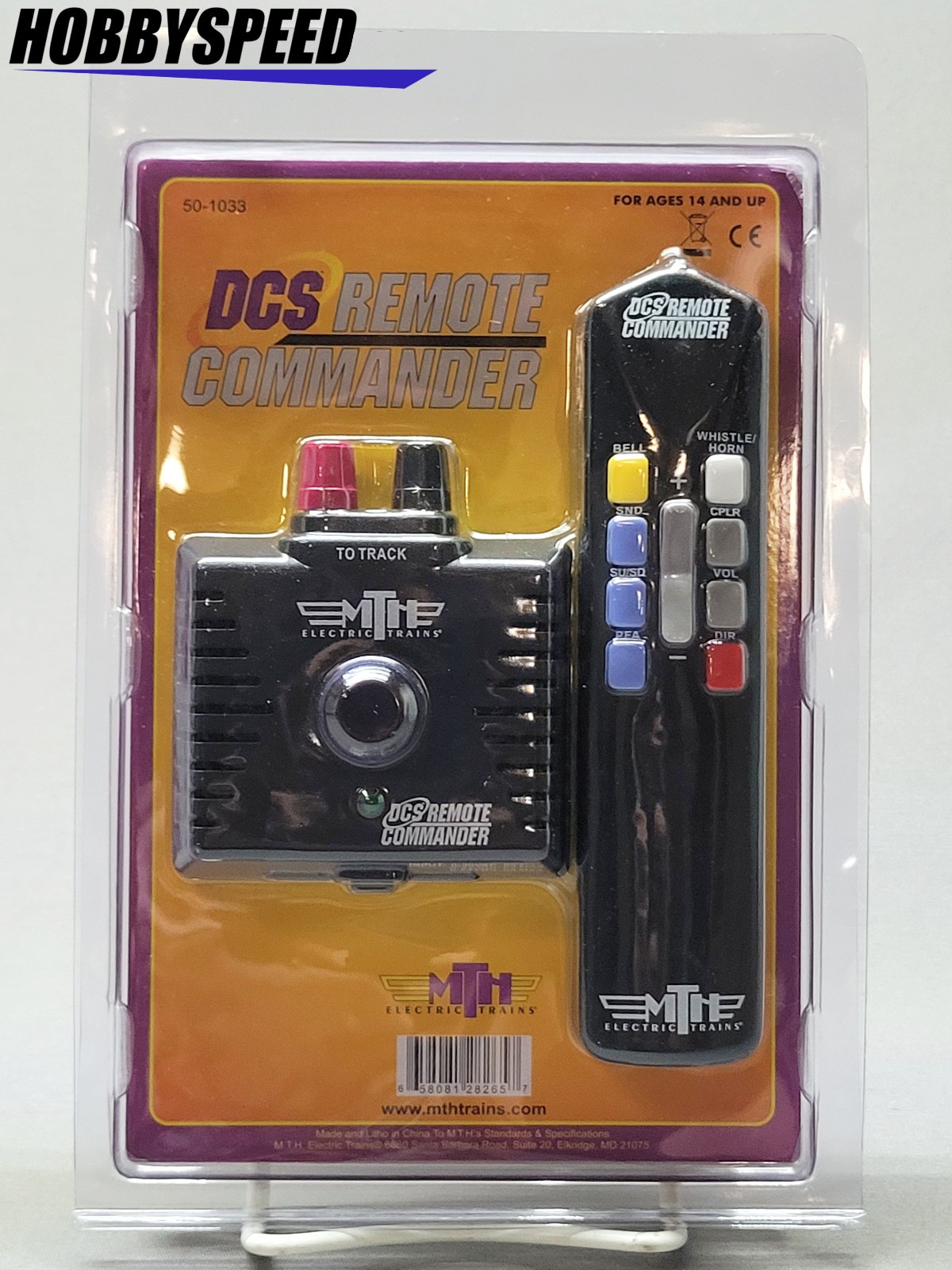 MTH DCS REMOTE COMMANDER TRACK INTERFACE UNIT infrared PROTO 2/3 MTH50-1033 NEW