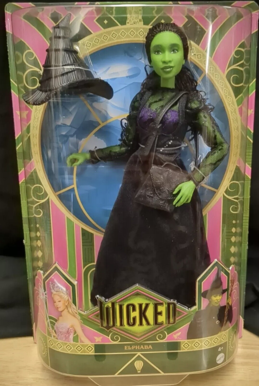 2024 Mattel Wicked Elphaba Fashion Doll WICKED.com Error (IN HAND)  packaging
