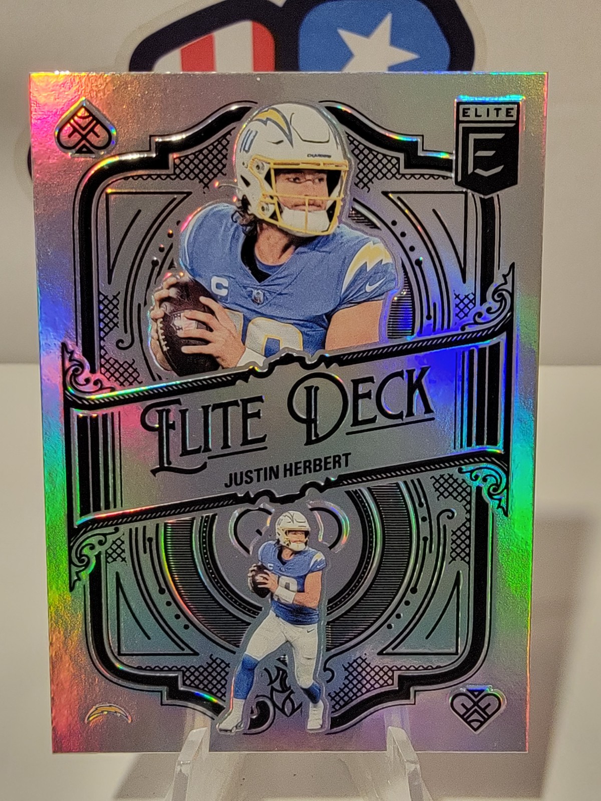 2022 Panini Donruss Elite - Elite Deck Justin Herbert #ED-14 2022 Panini Donruss Elite - Elite Deck Justin Herbert #ED-14