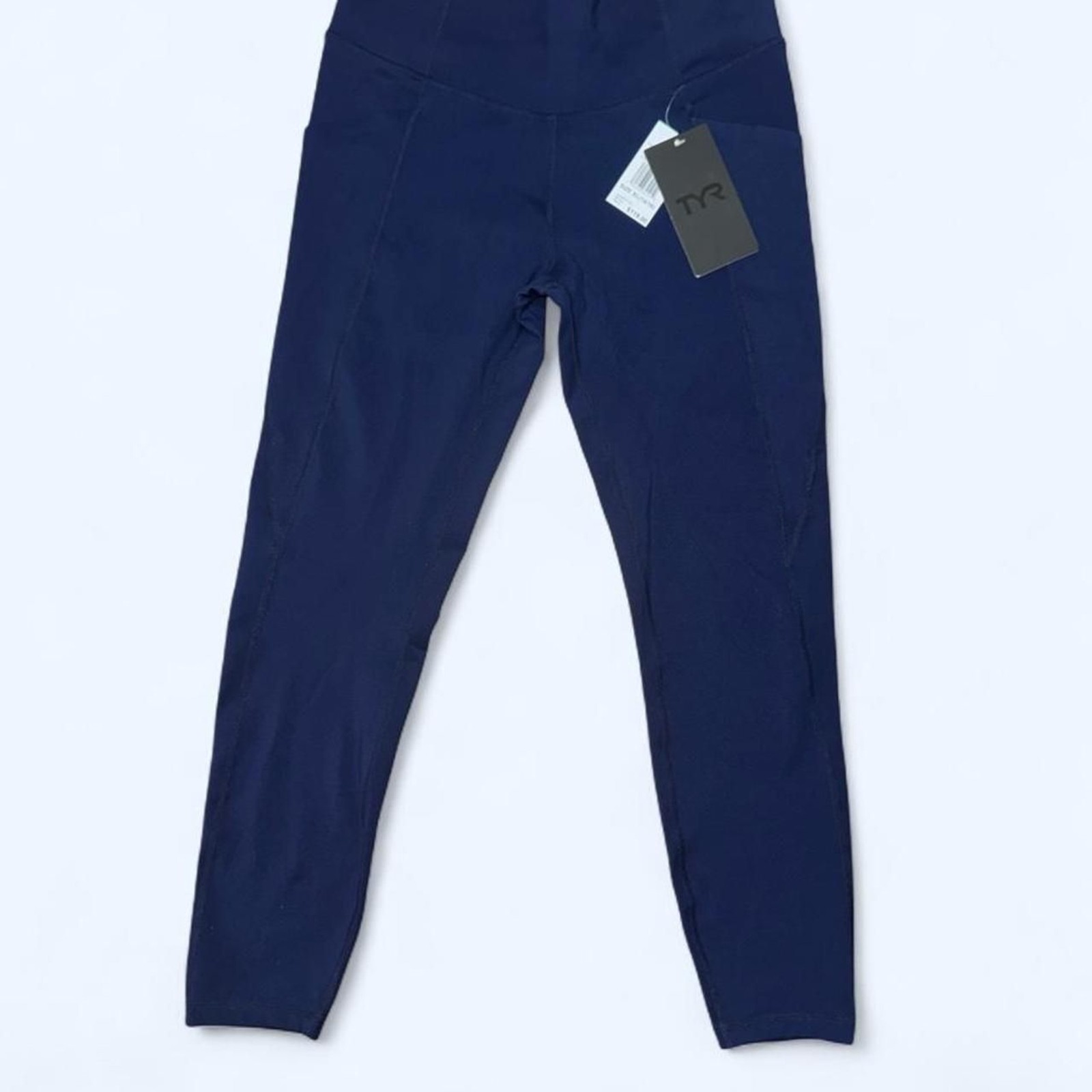 TYR Joule Elite High Rise Pocket Leggings Navy NWT