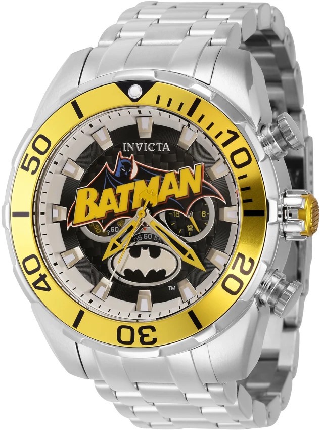 RARE INVICTA DC BATMAN LIMITED EDITION 0075/4000 STAINLESS STEEL Model No. 43565