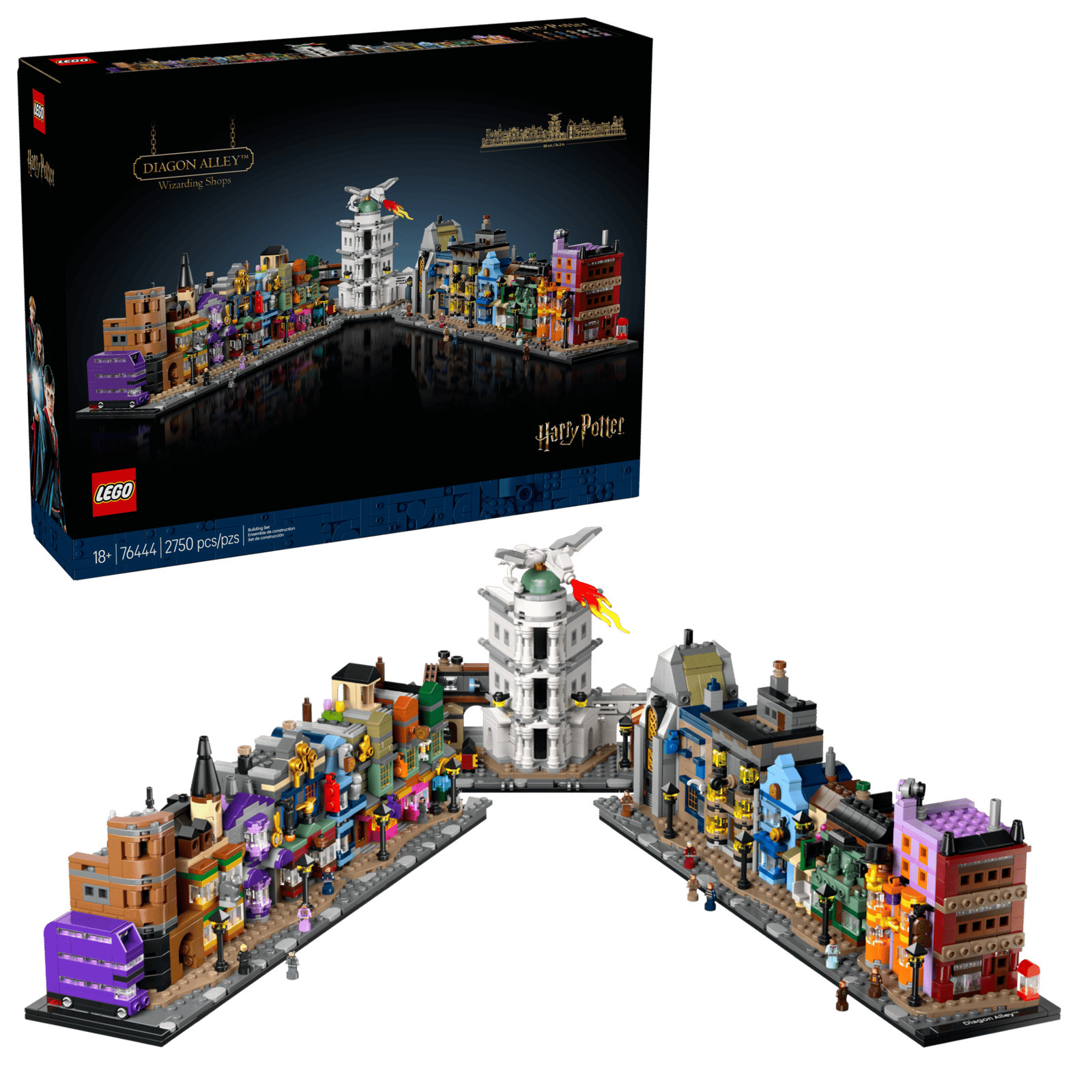 LEGO Harry Potter: Diagon Alley Wizarding Shops (76444) BRAND NEW SEALED