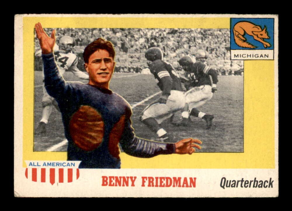 1955 Topps #64 Benny Friedman RC VG X3654332