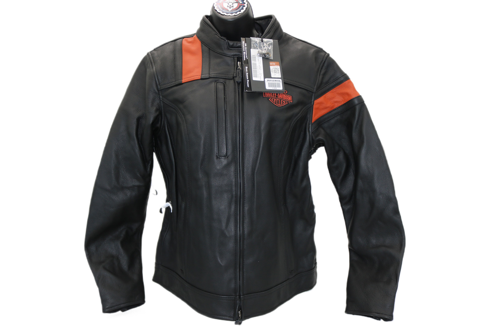 98005-22VW NWT HARLEY-DAVIDSON WOMENS LEATHER JACKET HWY-100 WATERPROOF X-LARGE 98005-22VW NWT HARLEY-DAVIDSON WOMENS LEATHER JACKET HWY-100 WATERPROOF X-LARGE