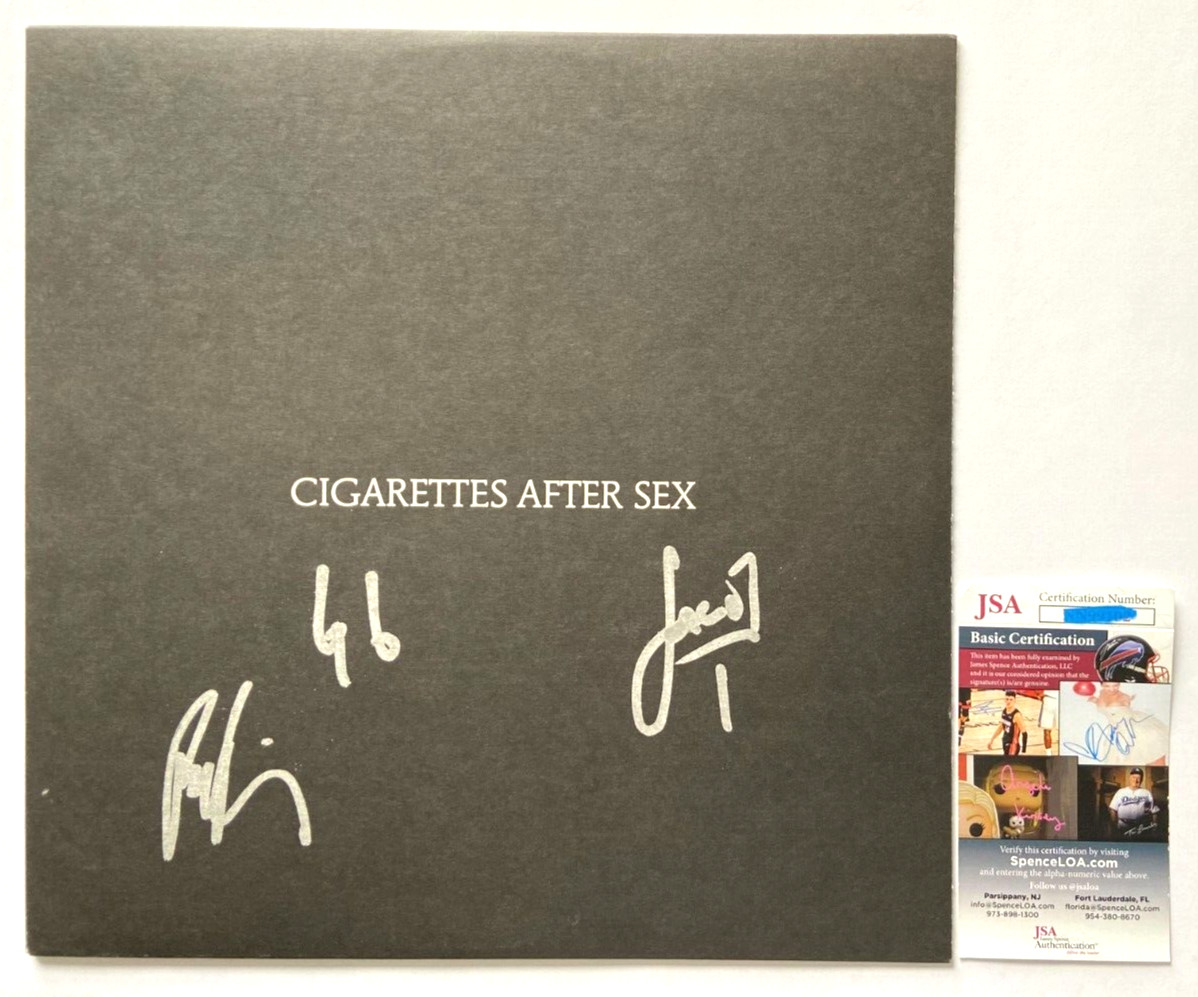 CIGARETTES AFTER SEX BAND SIGNED VINYL ALBUM CRY 1. X GREG GONZALEZ +2 CAS JSA CIGARETTES AFTER SEX BAND SIGNED VINYL ALBUM CRY 1. X GREG GONZALEZ +2 CAS JSA