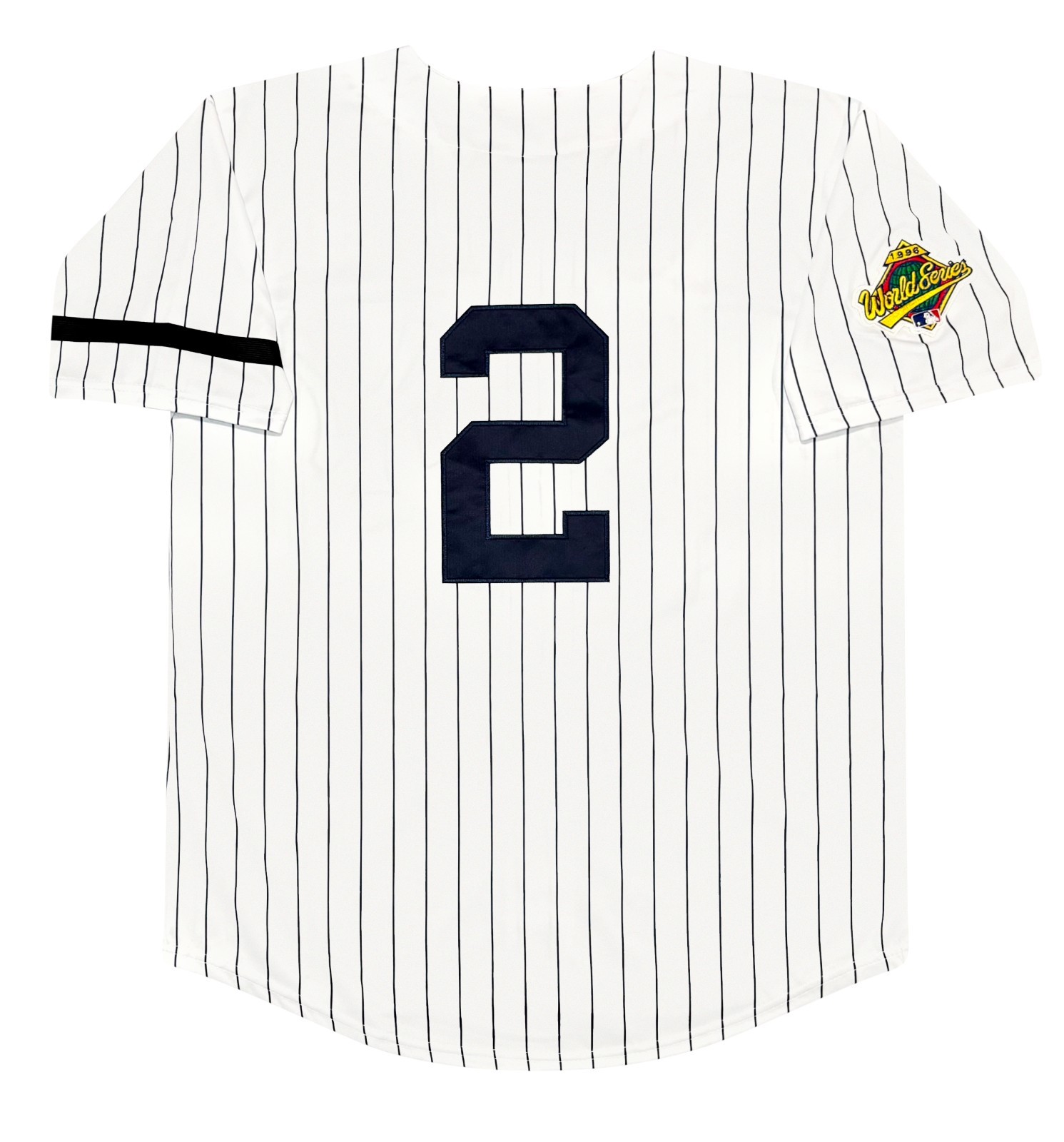 Derek Jeter 1996 New York Yankees World Series Men's Home Cooperstown Jersey