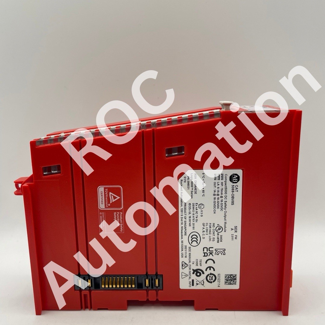 Surplus Pre-owned Allen Bradley 5069-OBV8S/ A Compact 5000 DC Safety Output Modu