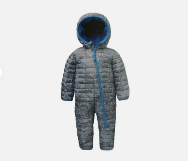 Snozu Infant\'s Snowsuit  Zipper Closure Outerwear Jacket (Grey, 3/6 Months) NWT