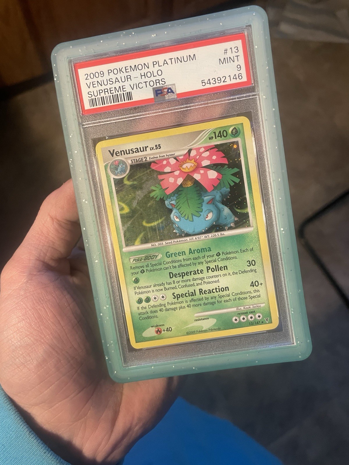 2009 POKEMON PLATINUM SUPREME VICTORS #13 VENUSAUR-HOLO PSA 9 2009 POKEMON PLATINUM SUPREME VICTORS #13 VENUSAUR-HOLO PSA 9