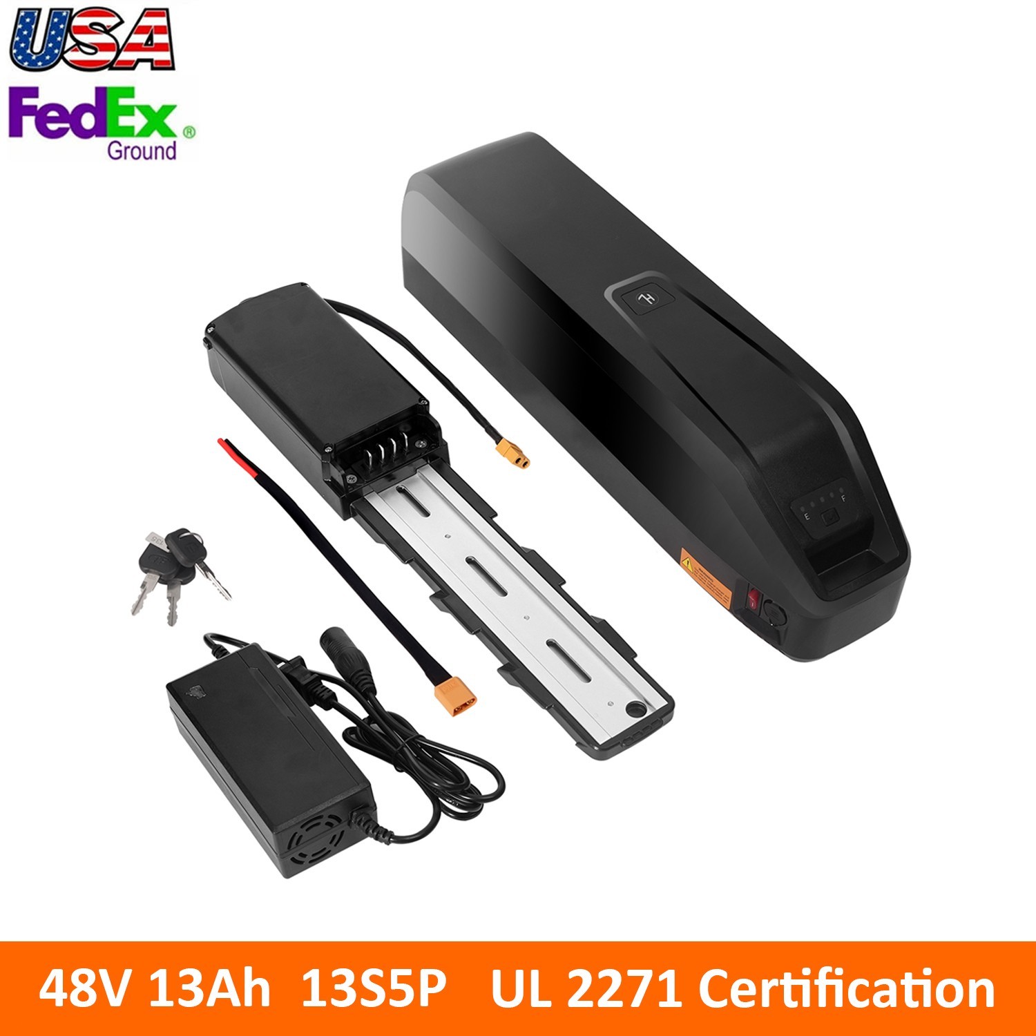 48V 13Ah Hailong Battery for 200W-1200W Ebike Electric Bike Lithium Battery BMS