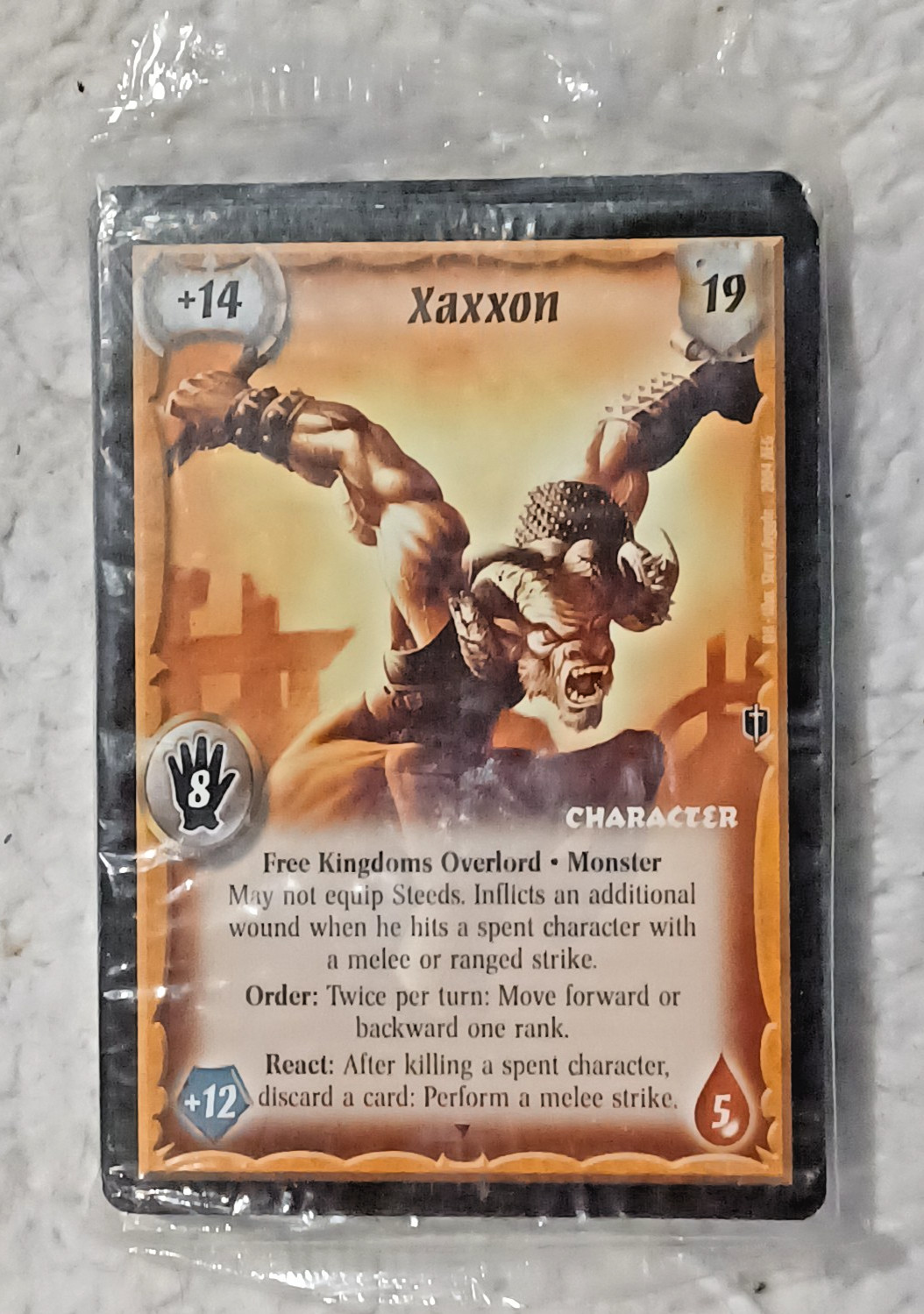 XAXXON Deck - WARLORD Saga of the Storm - Xaxxon - Overlord Sealed Deck - NICE