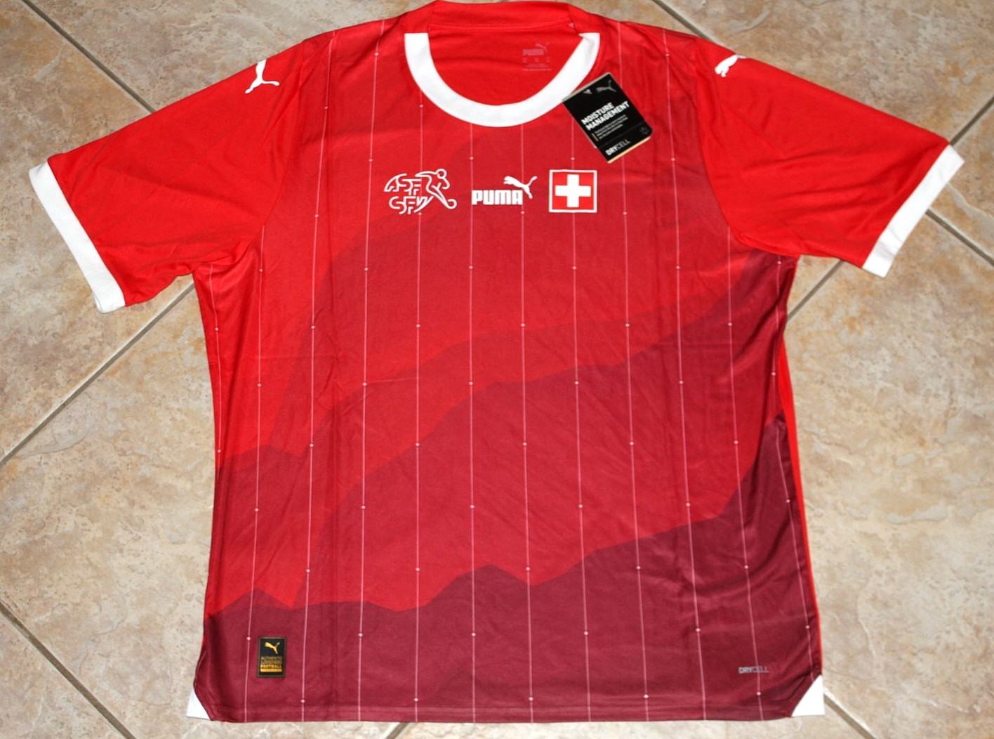 NEW 2023-24 Puma Switzerland Soccer Jersey Mens XL Red 773711 01 Football Swiss NEW 2023-24 Puma Switzerland Soccer Jersey Mens XL Red 773711 01 Football Swiss