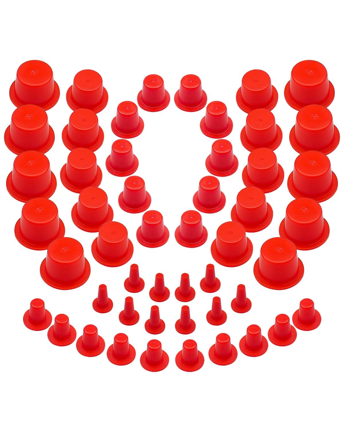 50 Pcs Automotive Cap Plugs Kit 0.11