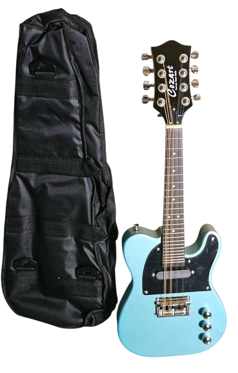 ELECTRIC MANDOLIN-SOLID NEW T-STYLE PELHAM BLUE MANDO-CASTER ELECTRIC MANDOLIN-SOLID NEW T-STYLE PELHAM BLUE MANDO-CASTER