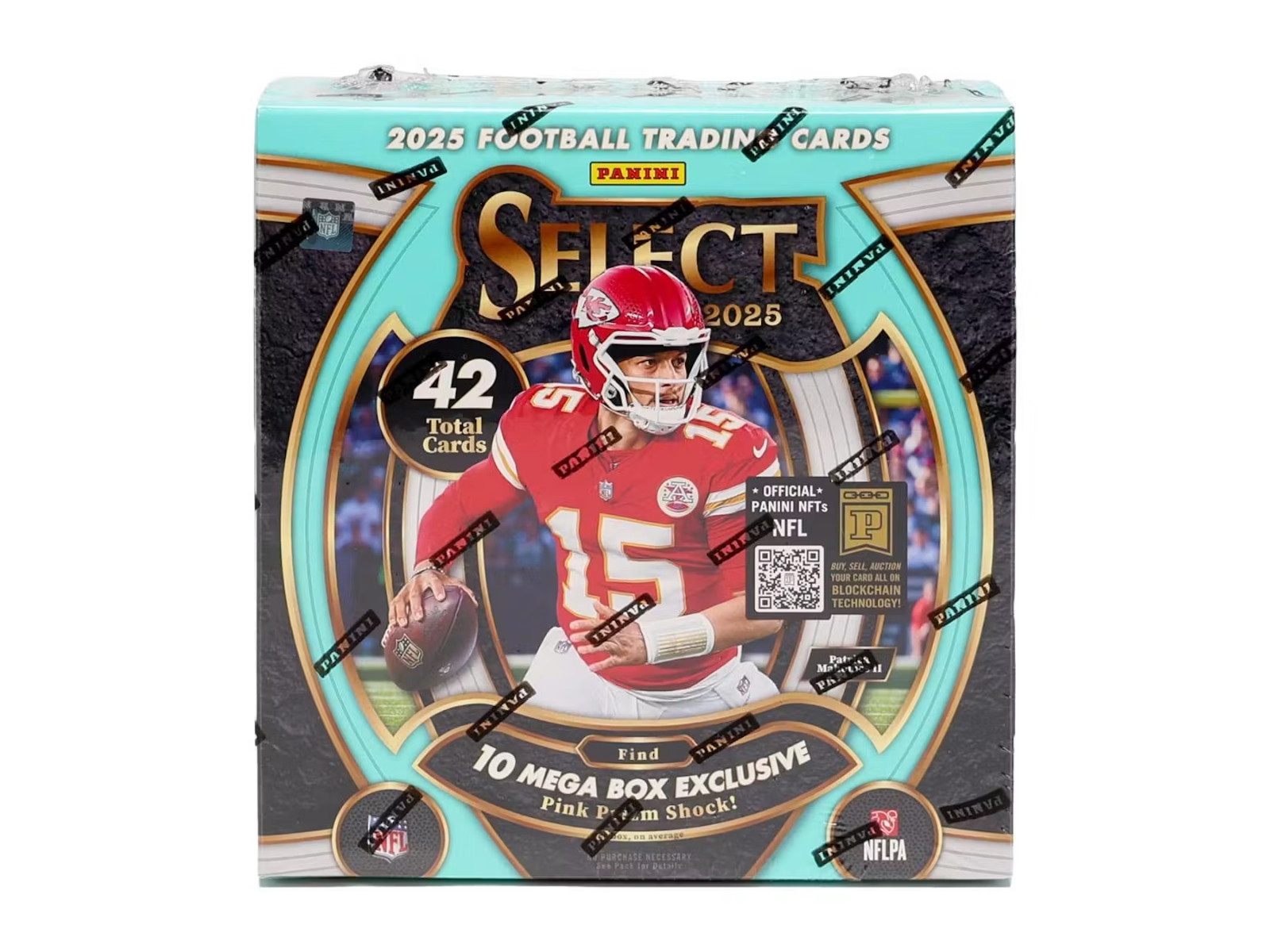 2025 Panini Select Football Factory Sealed Mega Box Pink Prizm Shock