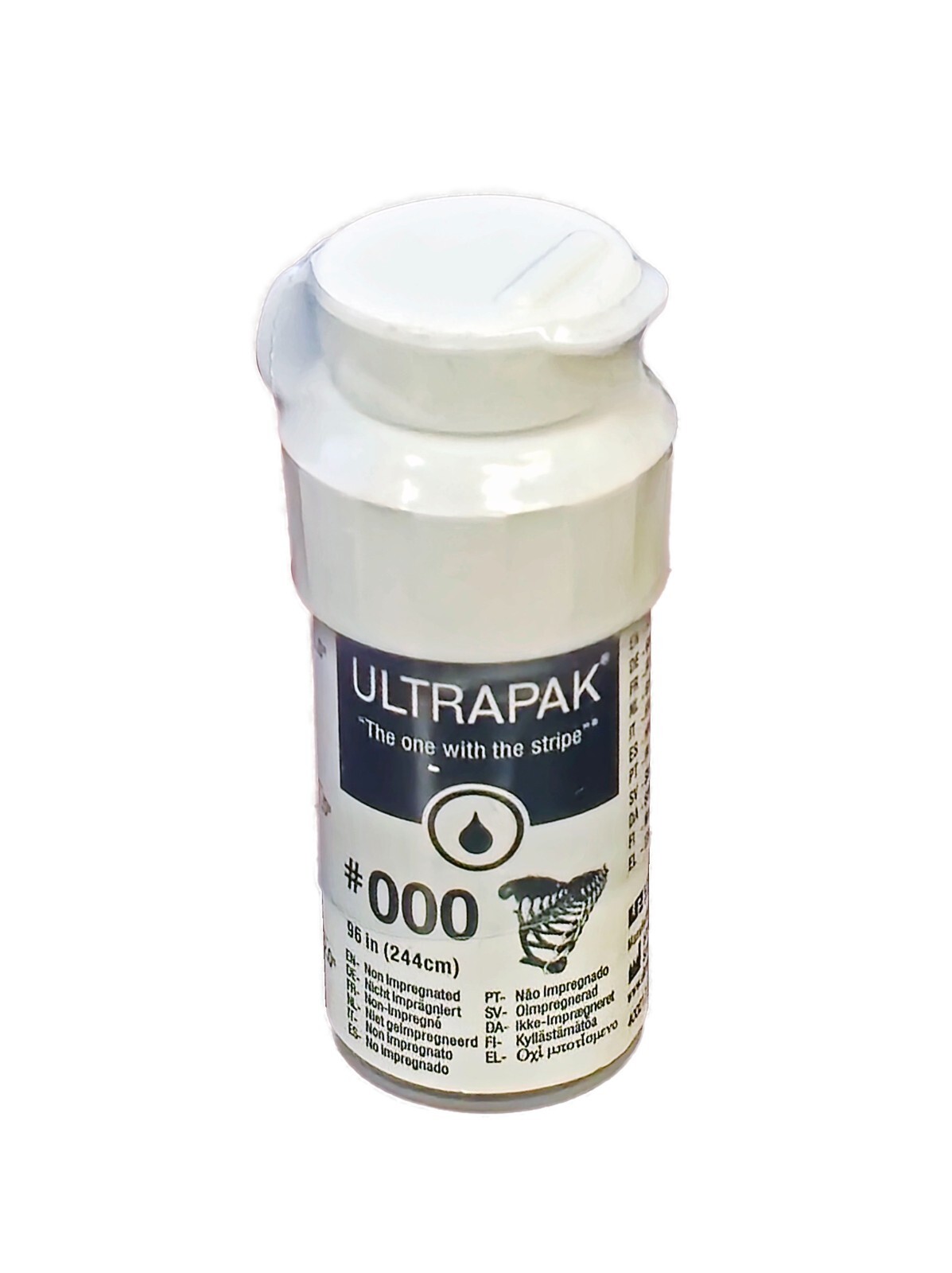 Ultrapak Dental Gingival Retraction Knitted Cord Size 000, 00, 0, 1, 2, 3 