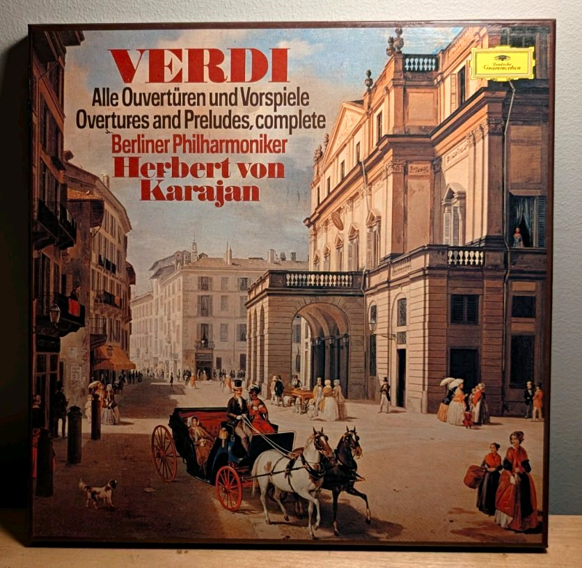 *MINT* Verdi: Overtures, Berlin Philharmonic & Karajan - 2 LP set, 1976