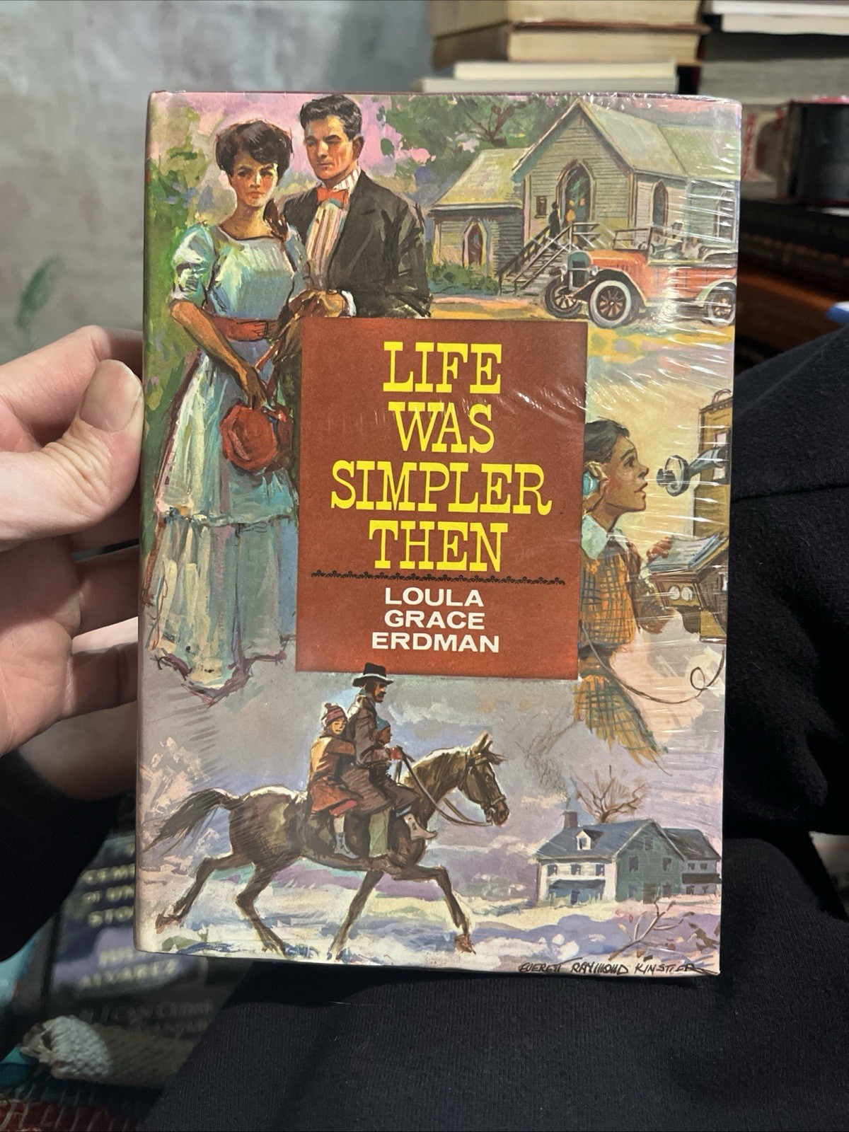 Vintage Life Was Simpler Then by Loula Grace Erdman Hardcover NEW in Plastic