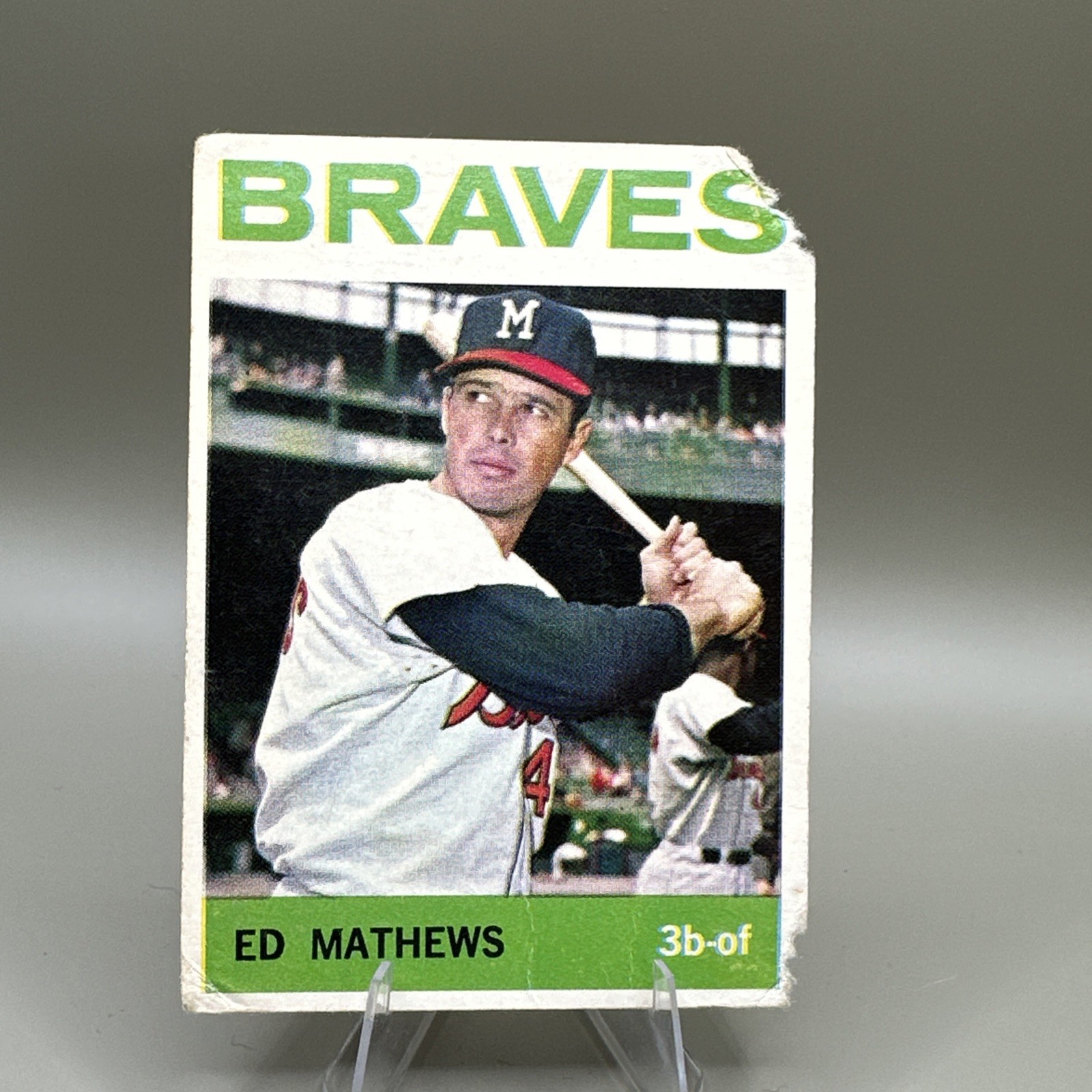 1964 Topps Ed Mathews Milwaukee Braves #35 1964 Topps Ed Mathews Milwaukee Braves #35