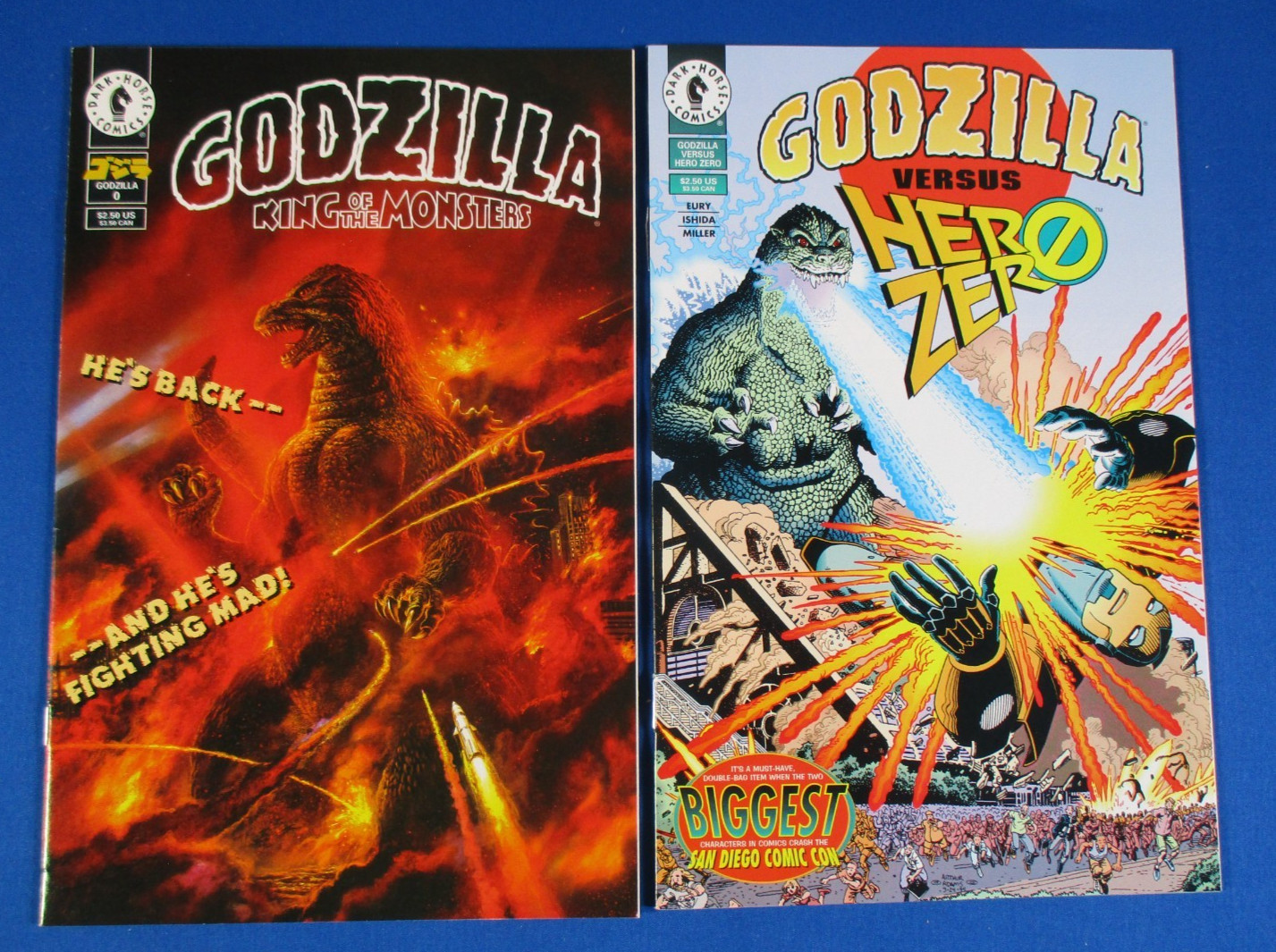Godzilla King of the Monsters #0 Godzilla Versus Hero Zero Dark Horse Comics NM