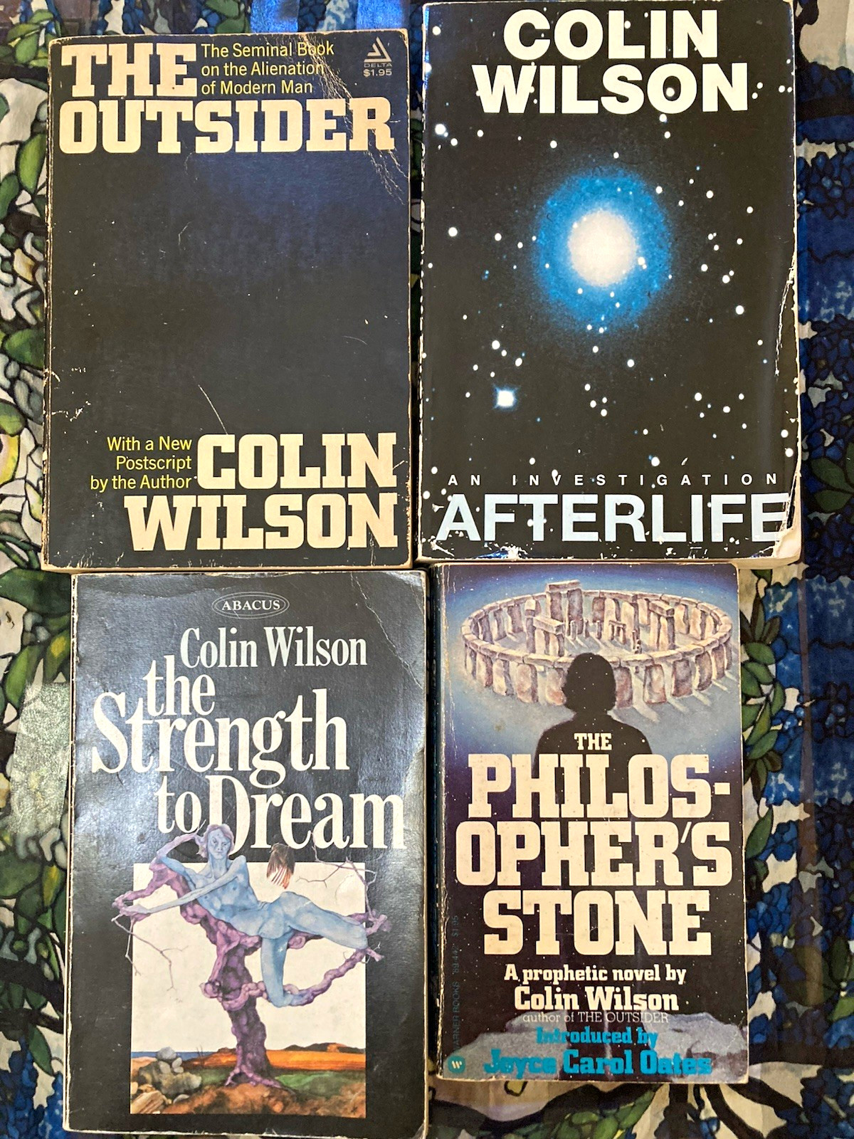 Colin Wilson metaphysical lot of 4 Colin Wilson metaphysical lot of 4