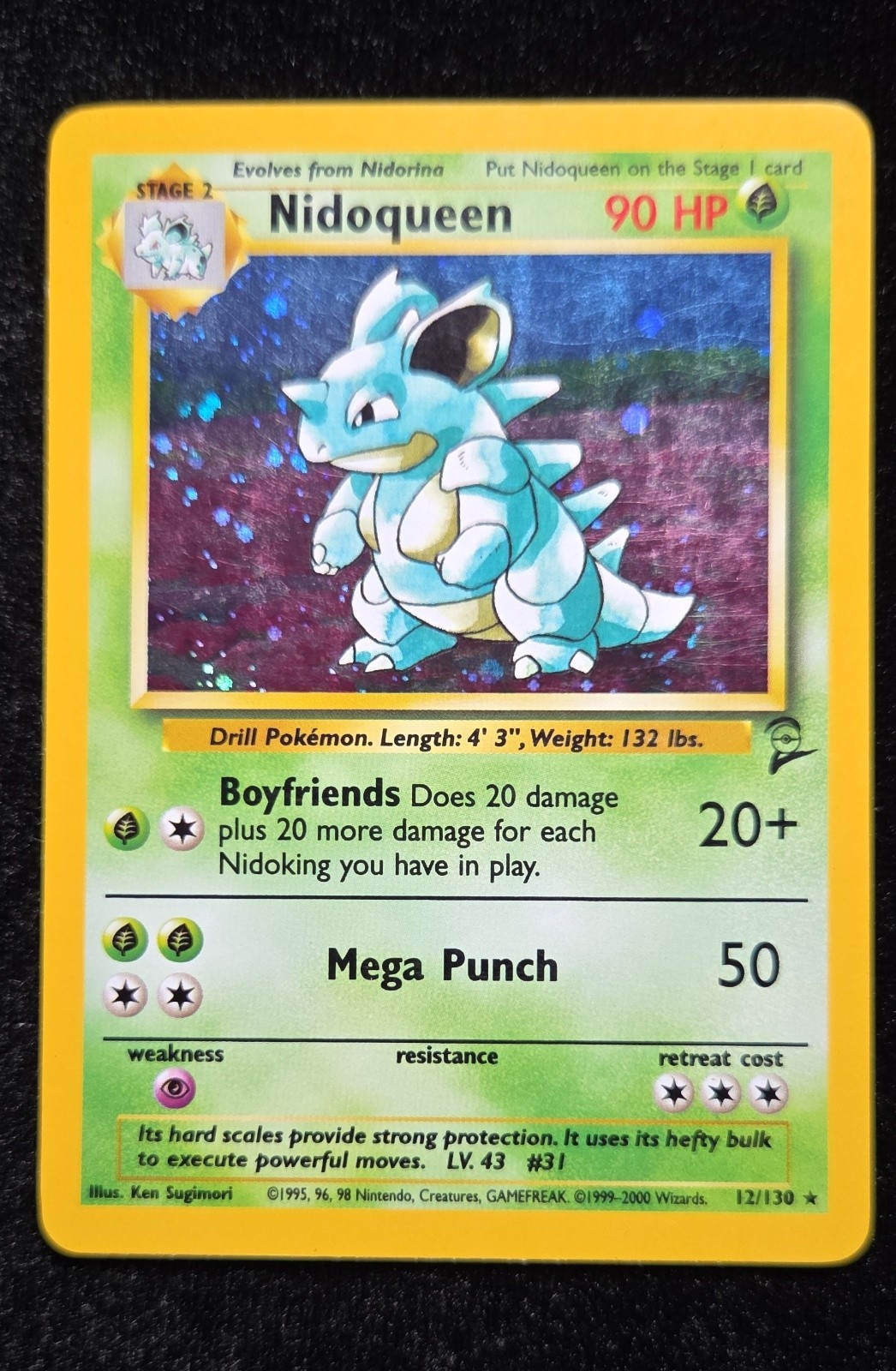 Nidoqueen 012/130 Base Set 2 Holo Nidoqueen 012/130 Base Set 2 Holo