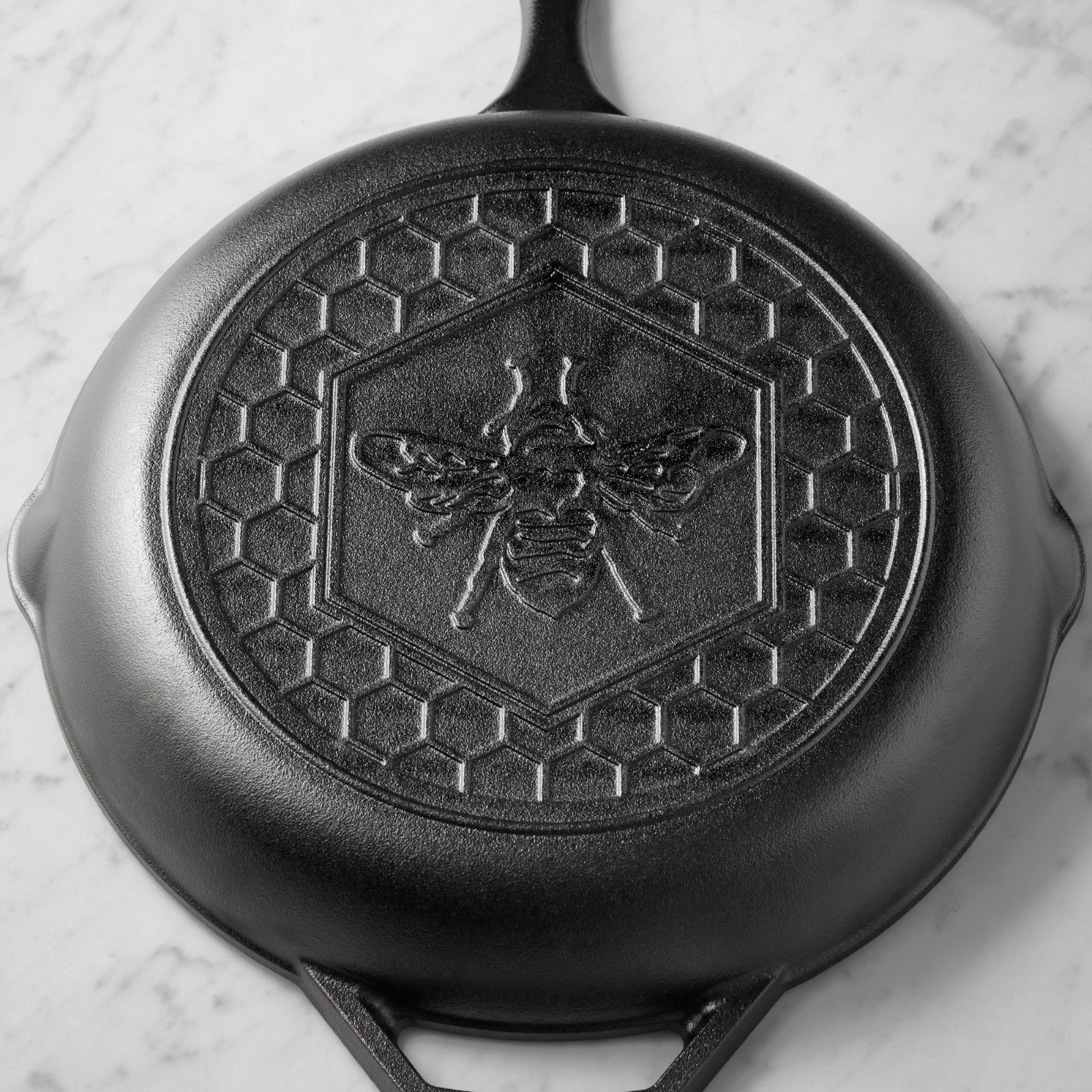 Lodge Chef Collection Seasoned Cast Iron Honeycomb Skillet – 12 Inch