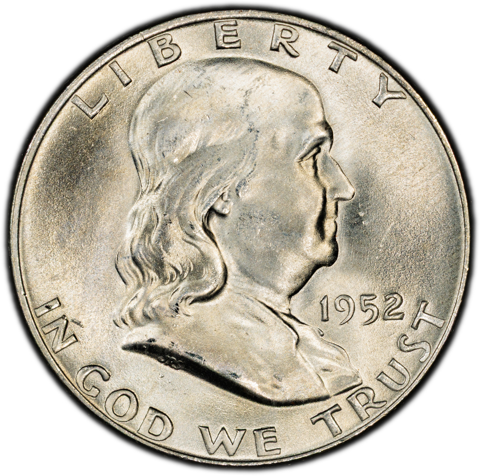 1952-D PCGS MS65 FBL (Gem) Franklin Half | Bright Mint Luster | Great Eye Appeal