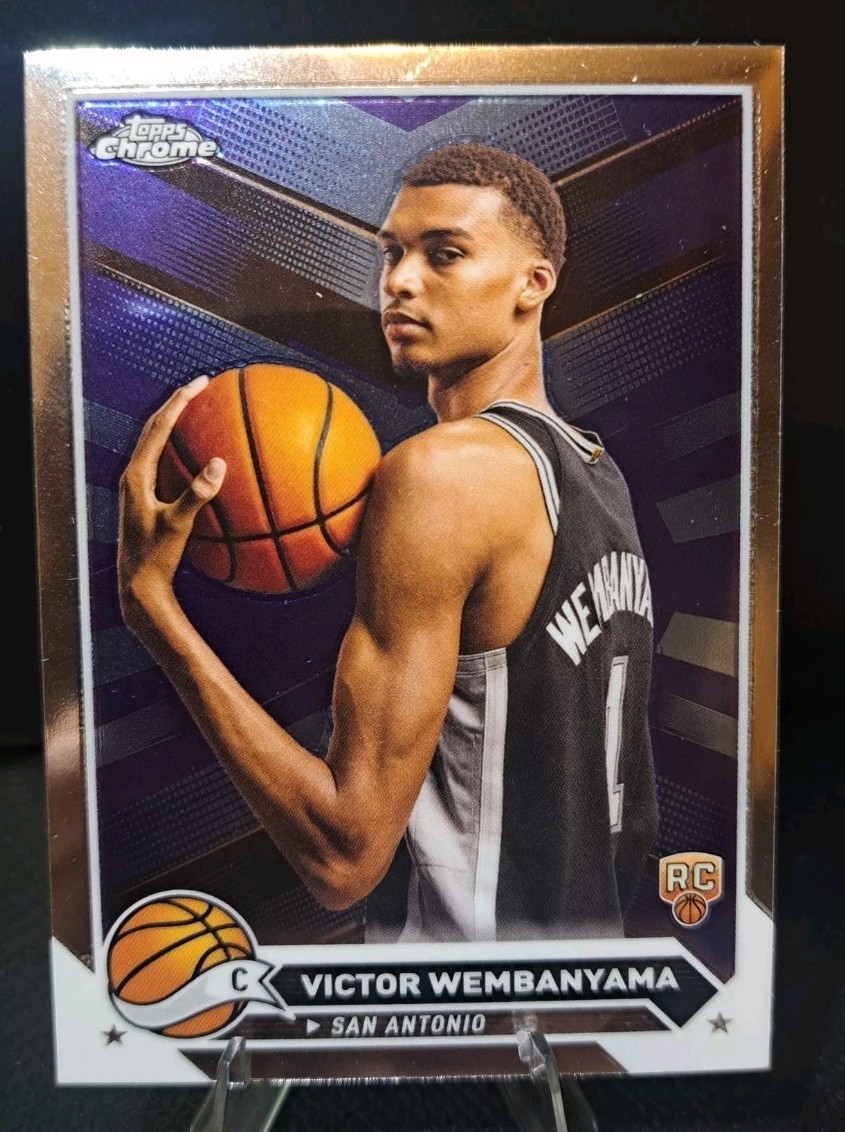 2023-24 Topps Chrome - Victor Wembanyama #1 (RC) Rookie NBA 
