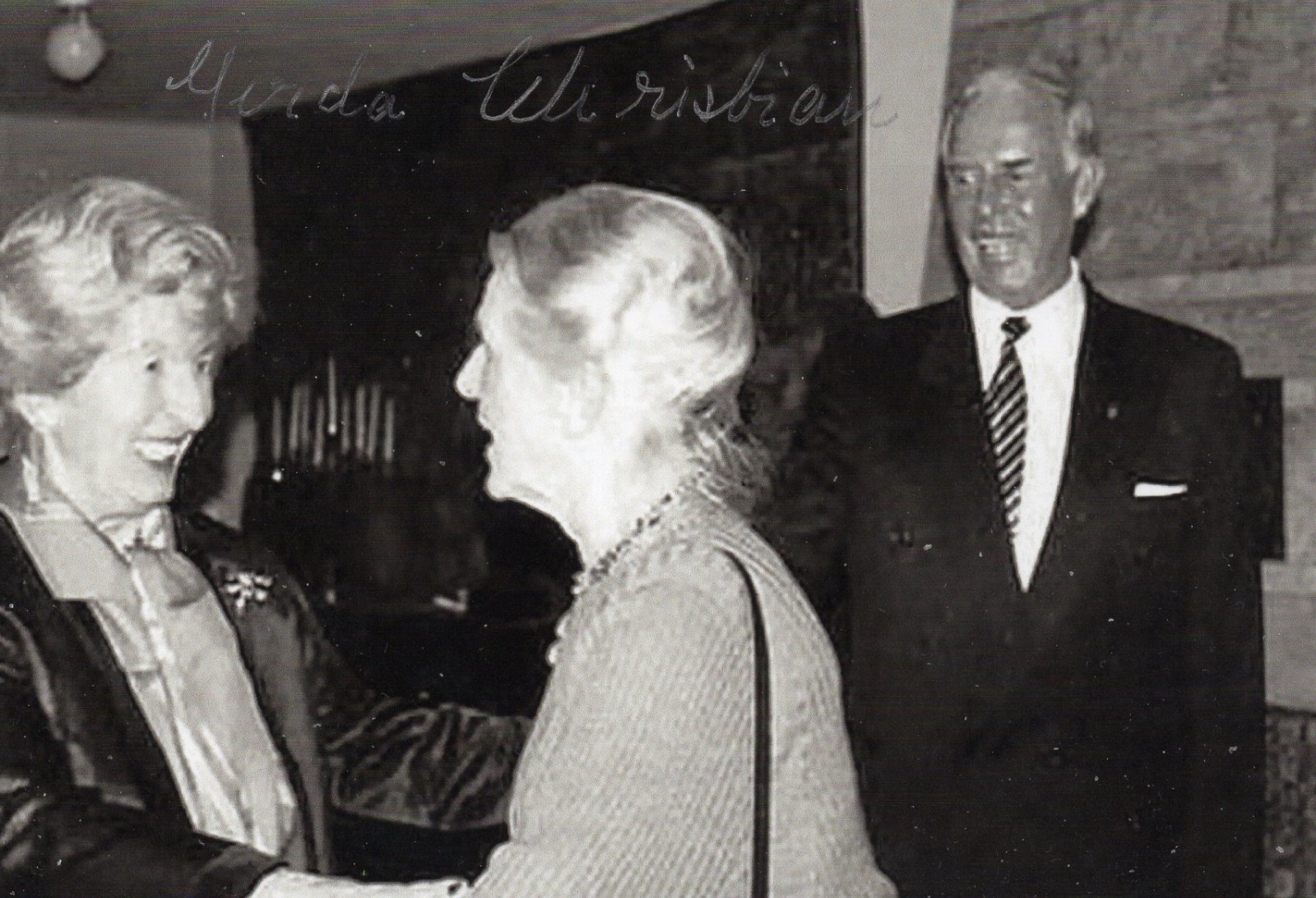 AH secretary GERDA CHRISTIAN - very rare hand-signed photo