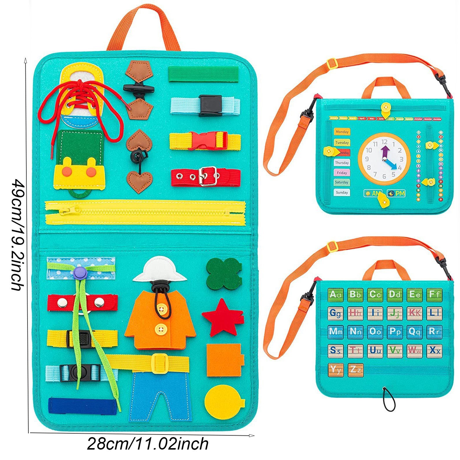 Montessori Toys Busy Board Sensory Activity Developing Board for Motor Skills Montessori Toys Busy Board Sensory Activity Developing Board for Motor Skills