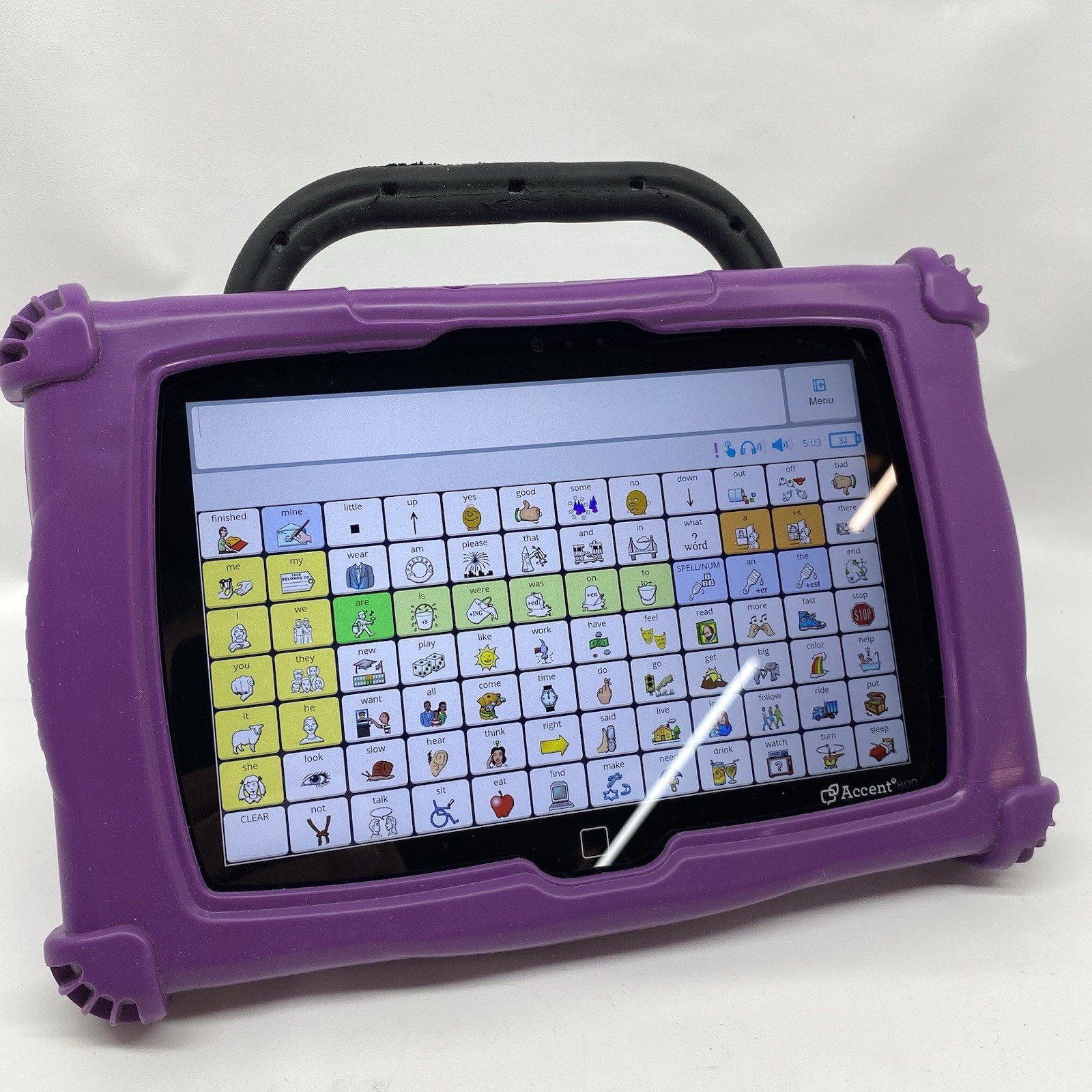 PRC Accent 800 Model ACN800-30 Portable Communication Speech Tablet PRC Accent 800 Model ACN800-30 Portable Communication Speech Tablet