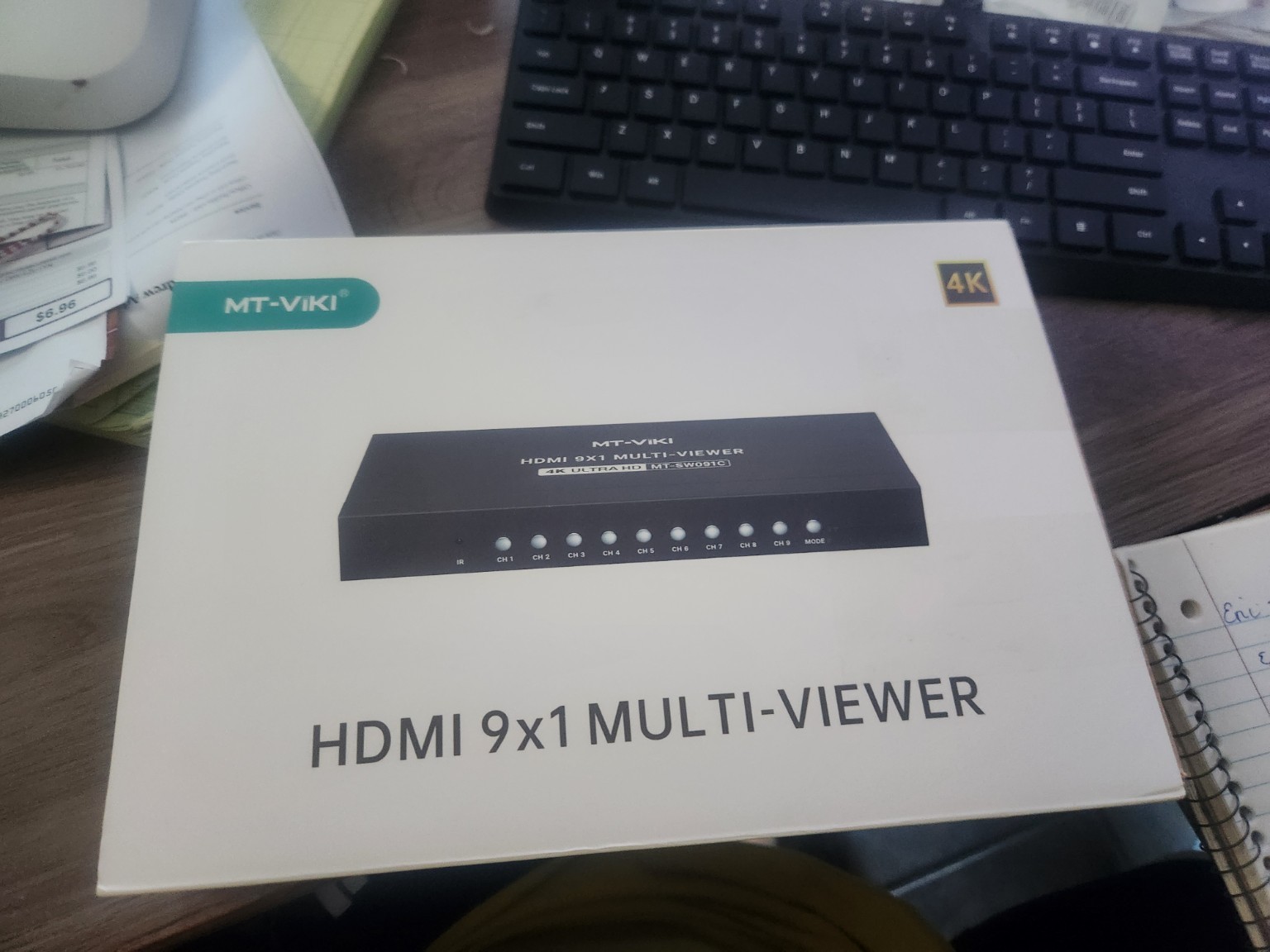MT-VIKI 4K HDMI Multi-Viewer 16x1 w/IR Remote, 4K@30Hz HDMI Switcher 16 in 1 out