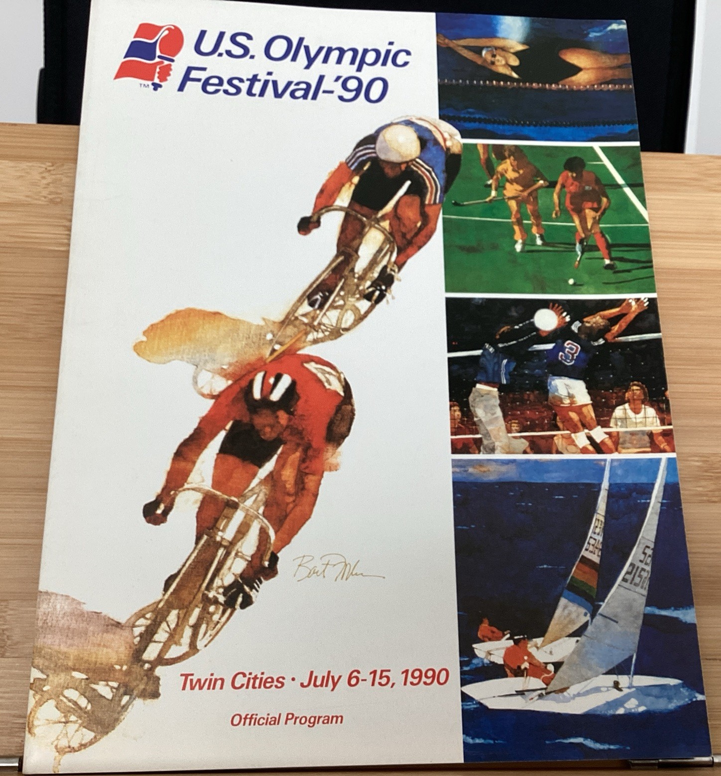  Twin Cities July 6-15 1990 U.S. Olympic Festival -90 Official Program