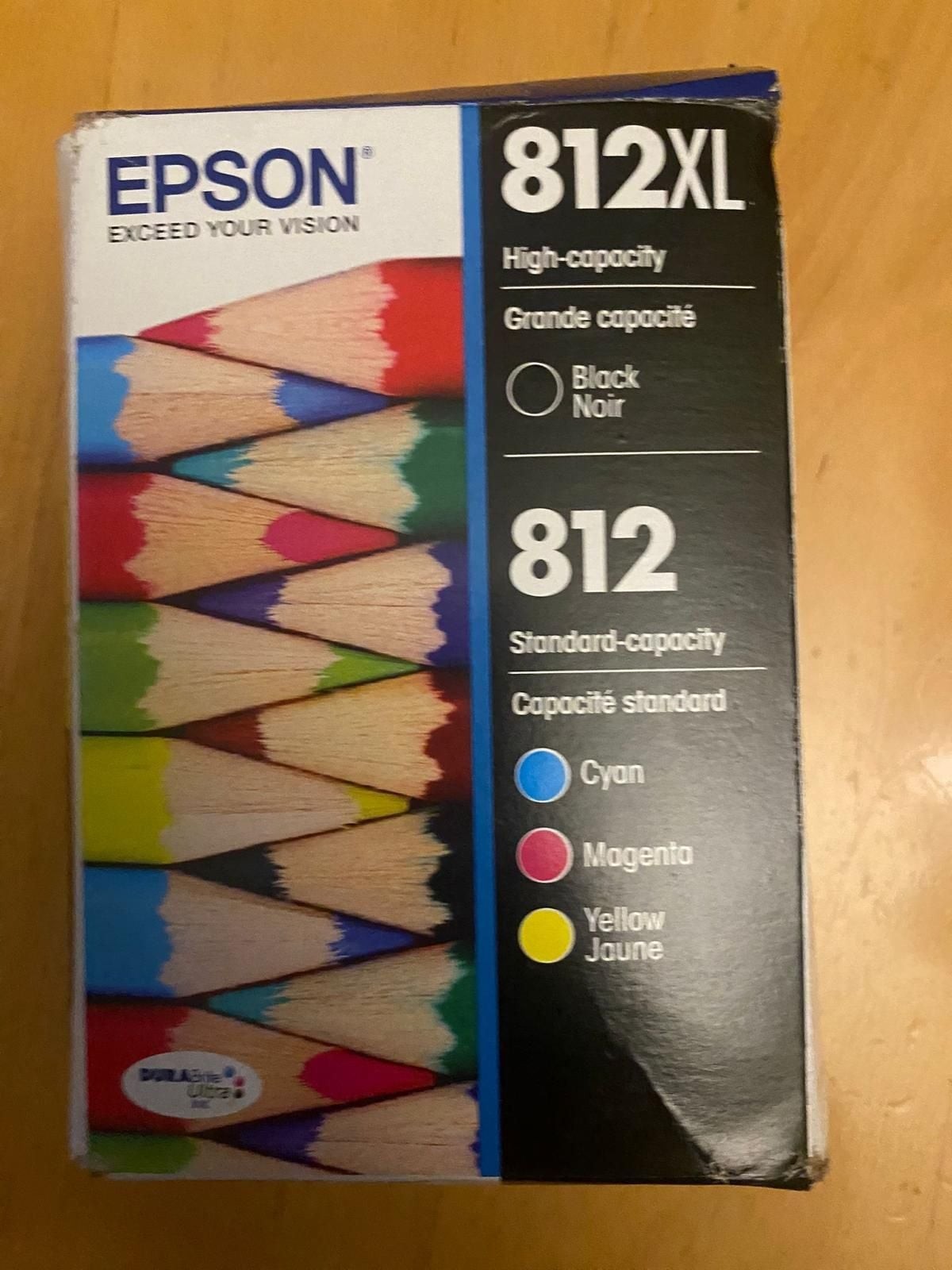 Epson T812XL-BCS Black & Color Ink Cartridges 4-Pack Epson T812XL-BCS Black & Color Ink Cartridges 4-Pack