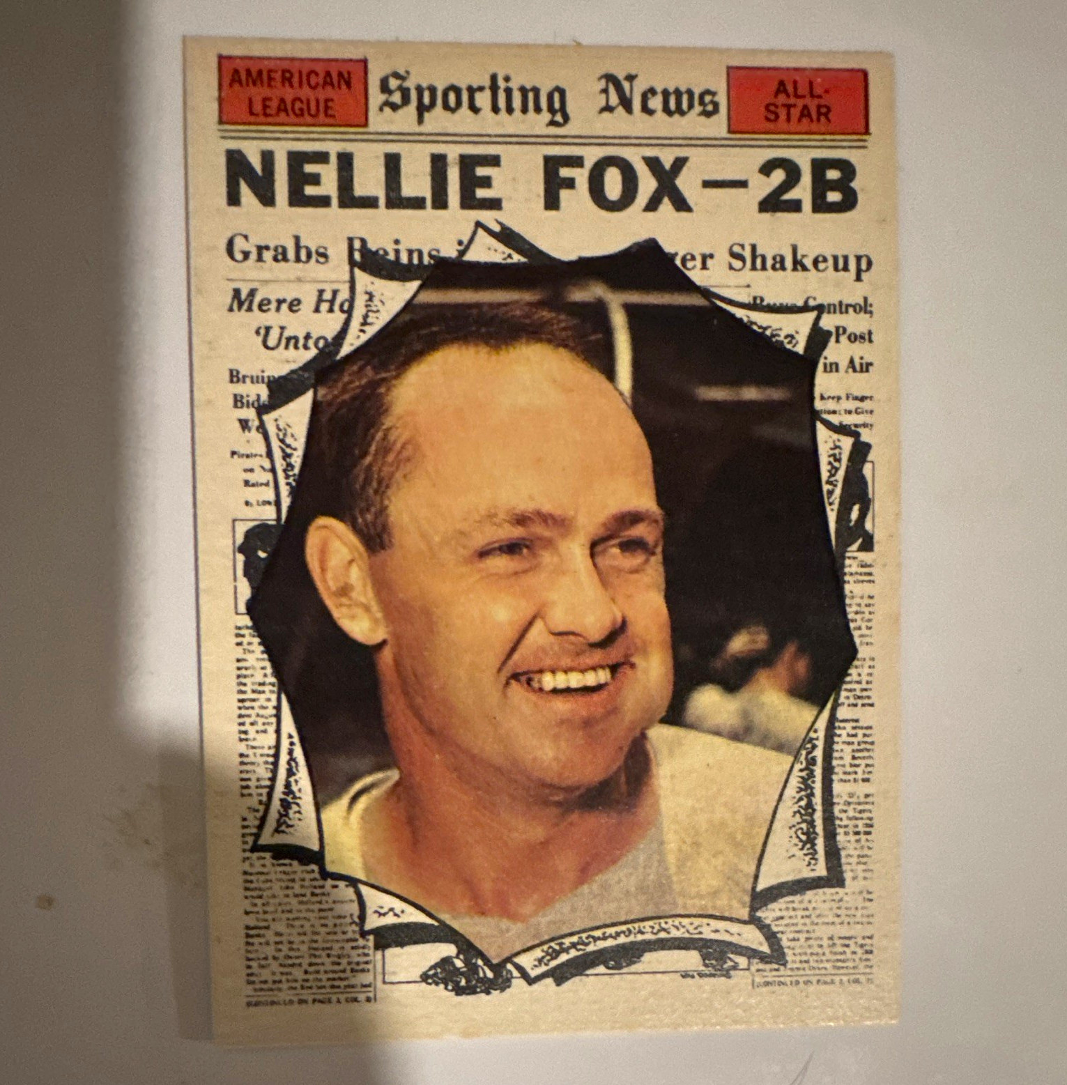 Topps 1961 Nellie Fox #570 High # All-Star Chicago White Sox Baseball Card