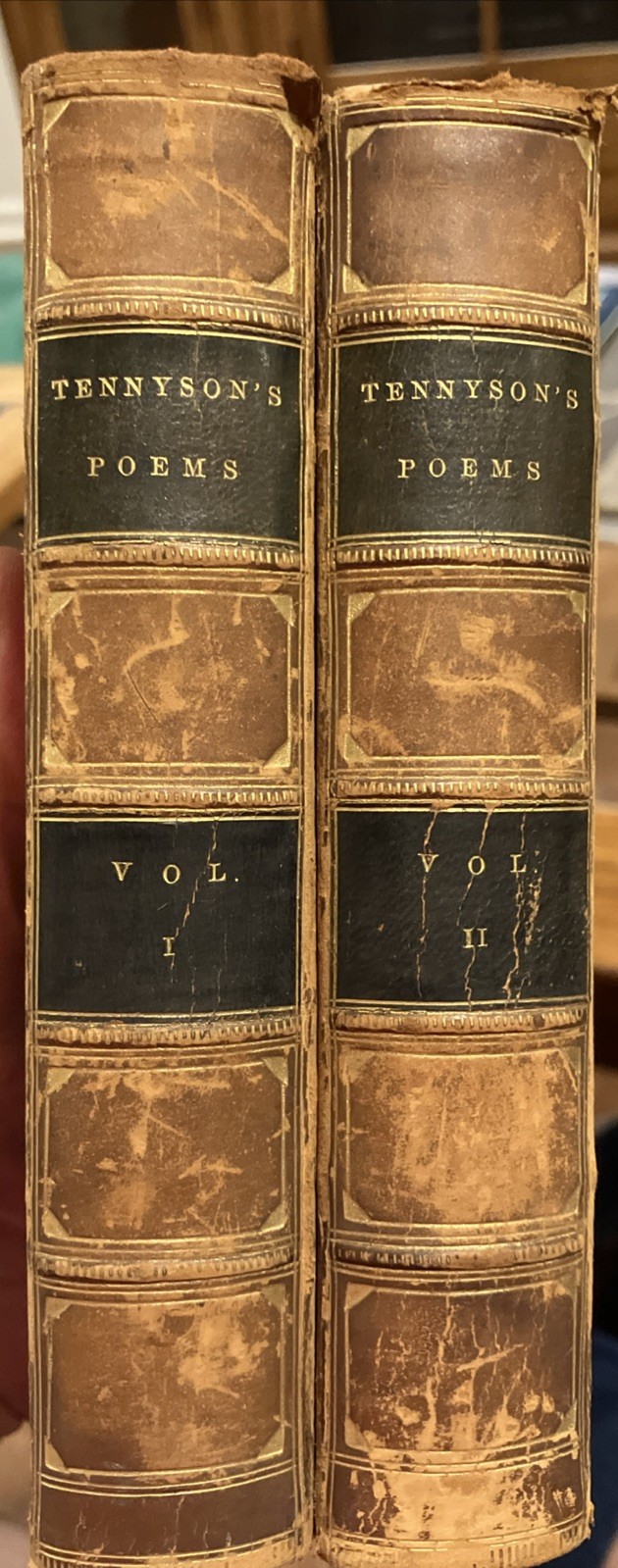 The Poetical Works of Alfred Tennyson, Ticknor and Fields, Boston 1866 2 Volumes