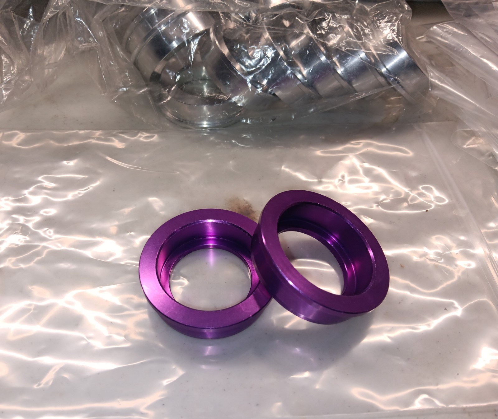 MOTOKING BMX RETRO CUP AMERICAN BOTTOM BRAKET CUPS PURPLE MOTOKING BMX RETRO CUP AMERICAN BOTTOM BRAKET CUPS PURPLE