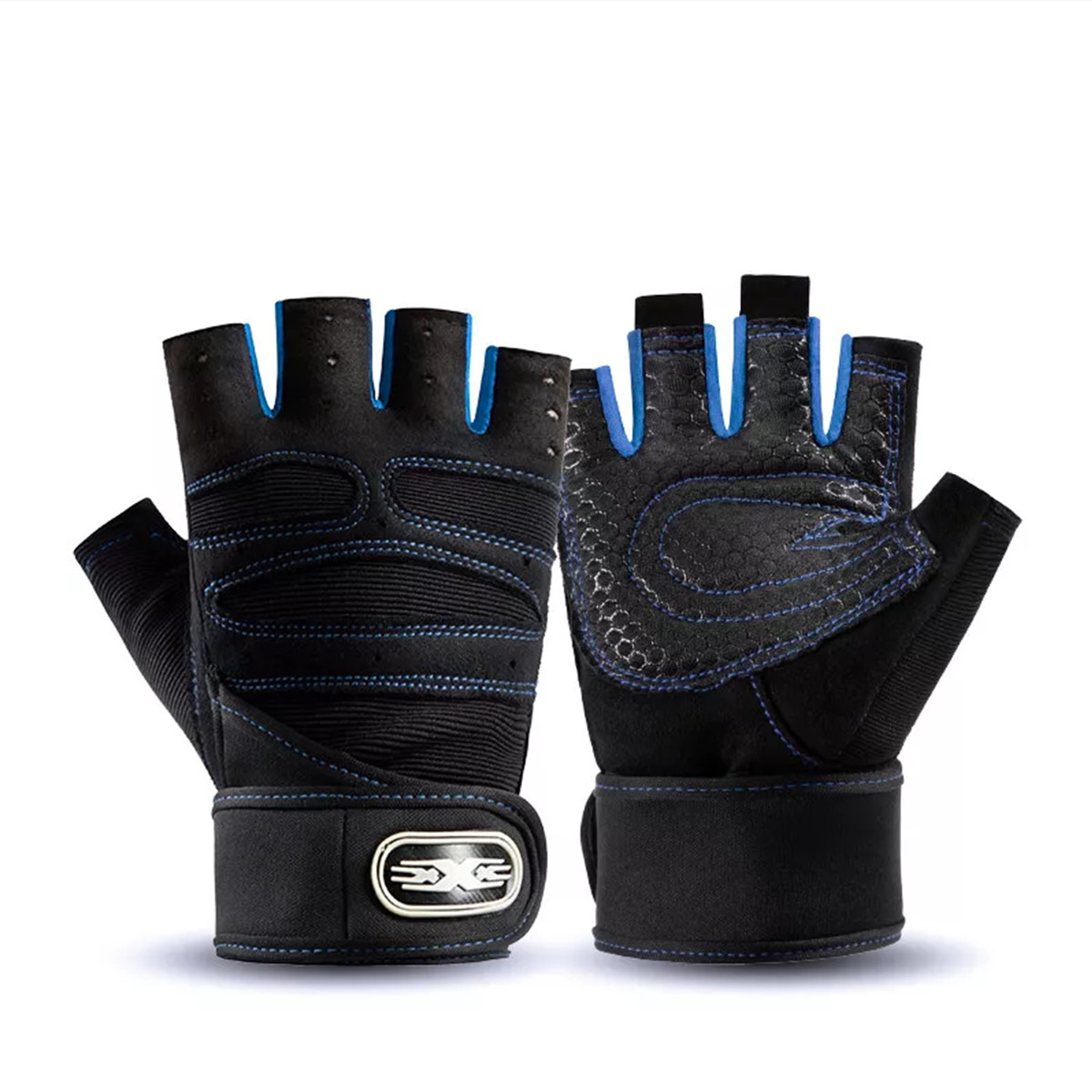 Fitness Gloves Weight Lifting Gym Workout Training Wrist Wrap Strap Men Women US