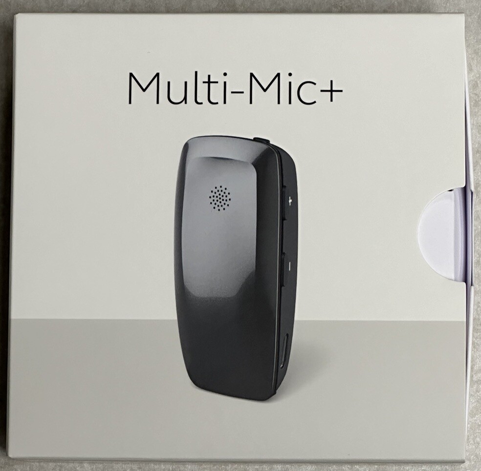 New Multi Mic+ Plus Wireless Mic For Resound Nexia, Vivia & Sensia Hearing Aids.